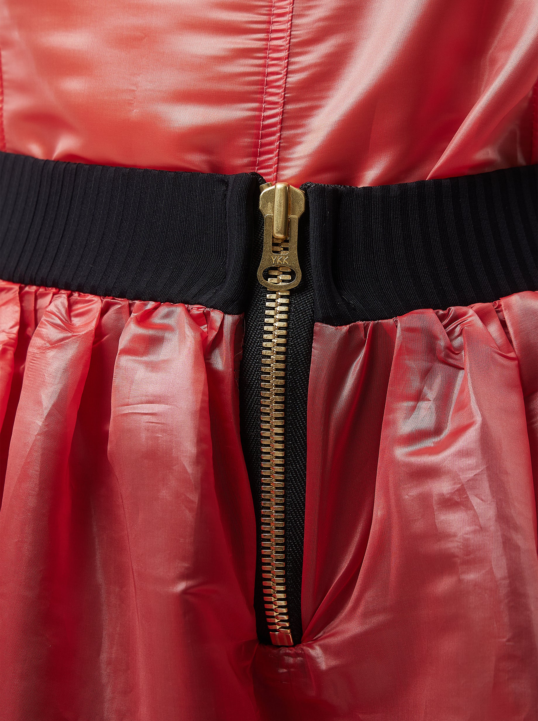 Cleo Skirt in Coral NeoShell technical voile