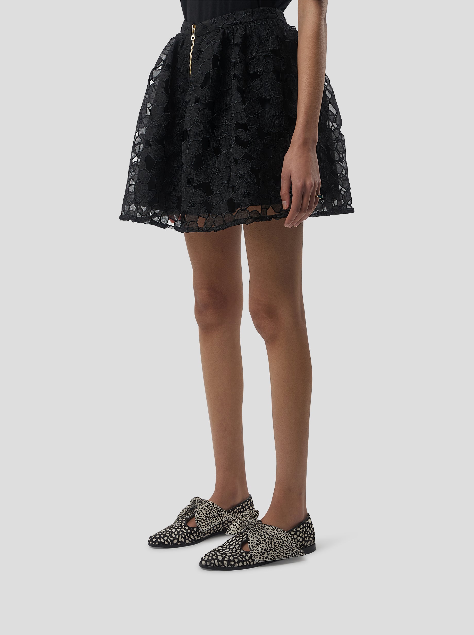 Orso Skirt in Laurier brulé lace