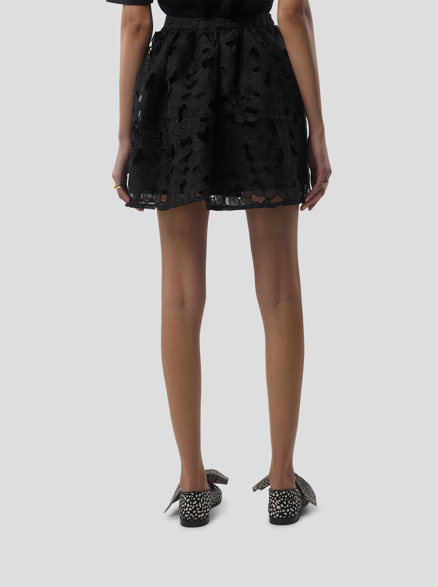 Orso Skirt in Laurier brulé lace