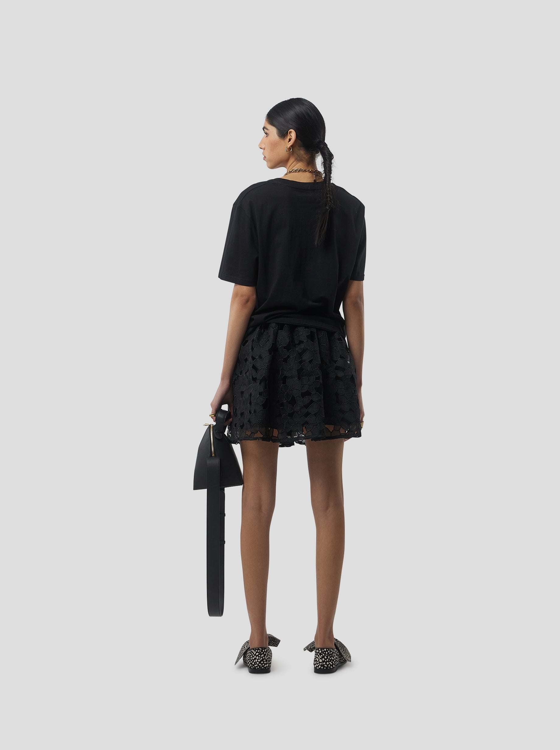 Orso Skirt in Laurier brulé lace