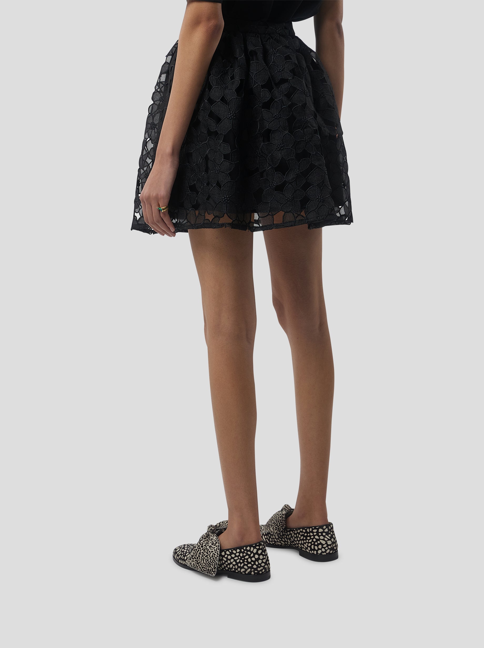 Orso Skirt in Laurier brulé lace