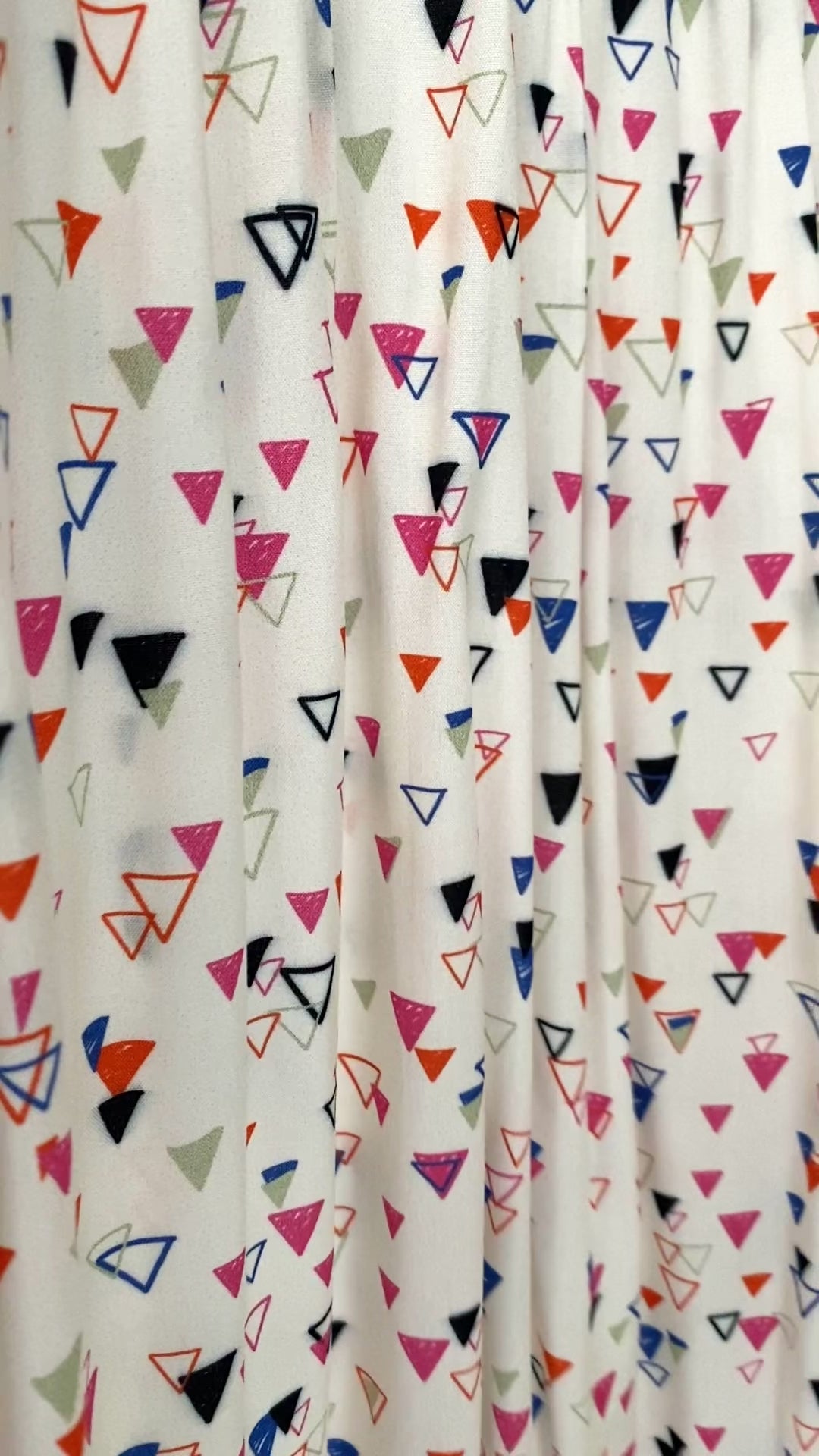 Orso Skirt in Ecru Stracciatella print