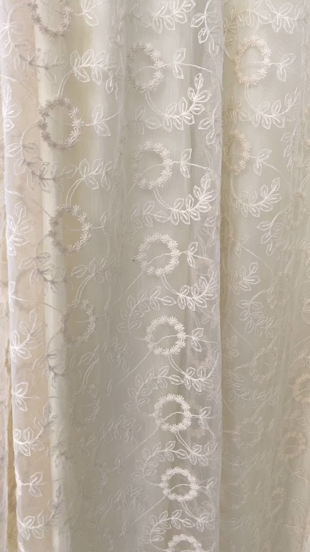 Robe stella en Dentelle Ecume