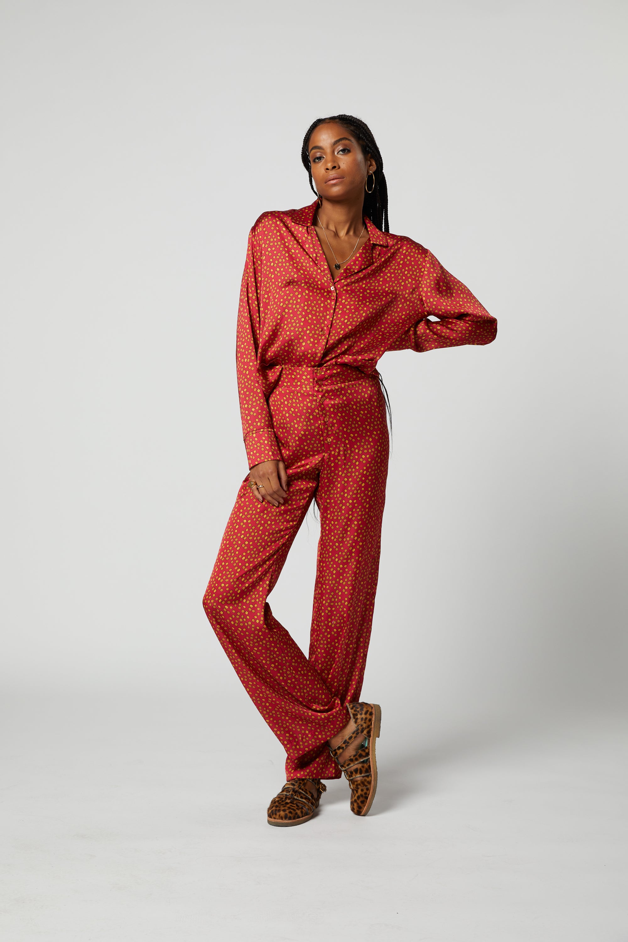 Pyjama Ulysse in Messy dots - bottom