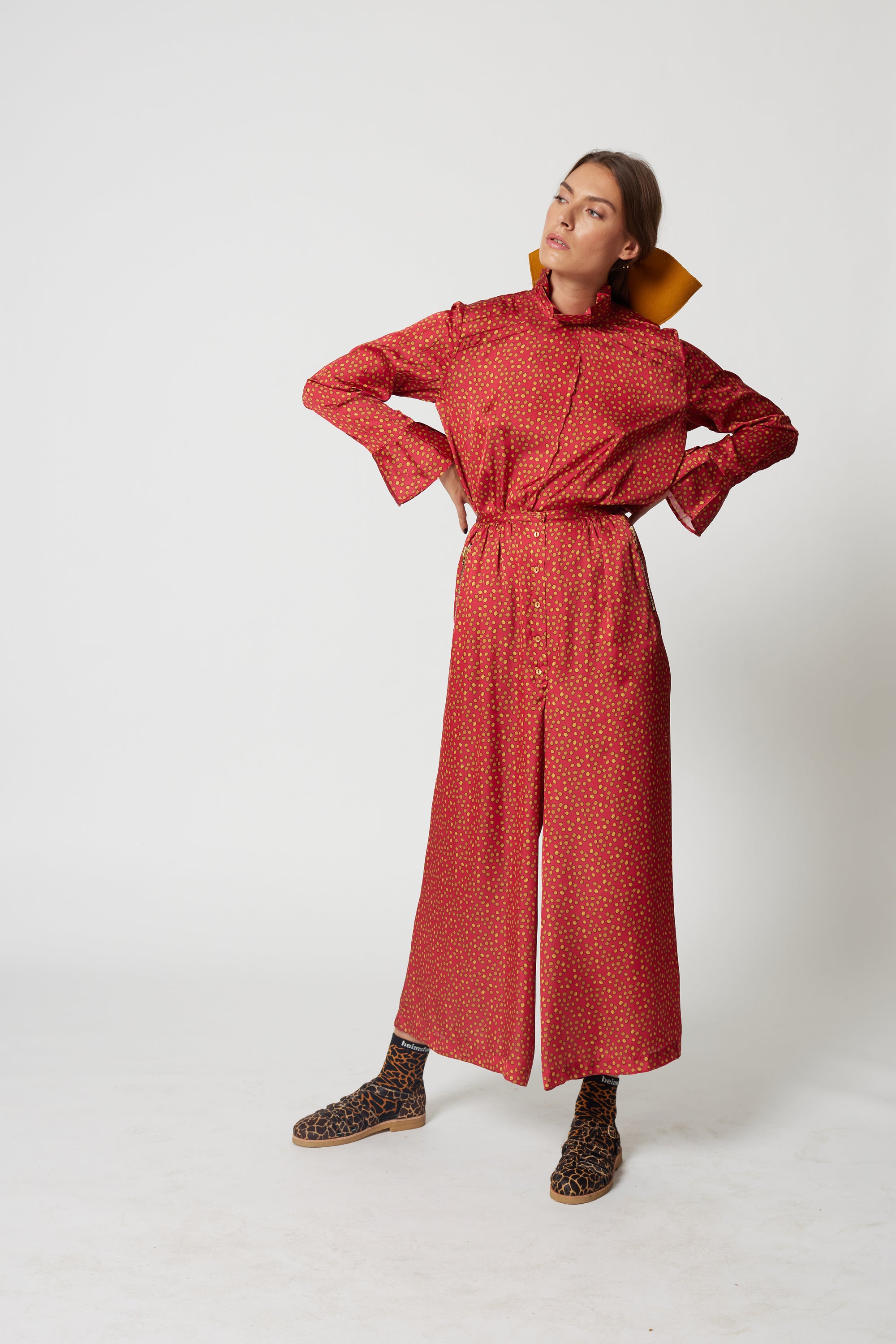 Chemise Muse en imprimé Messy dots 