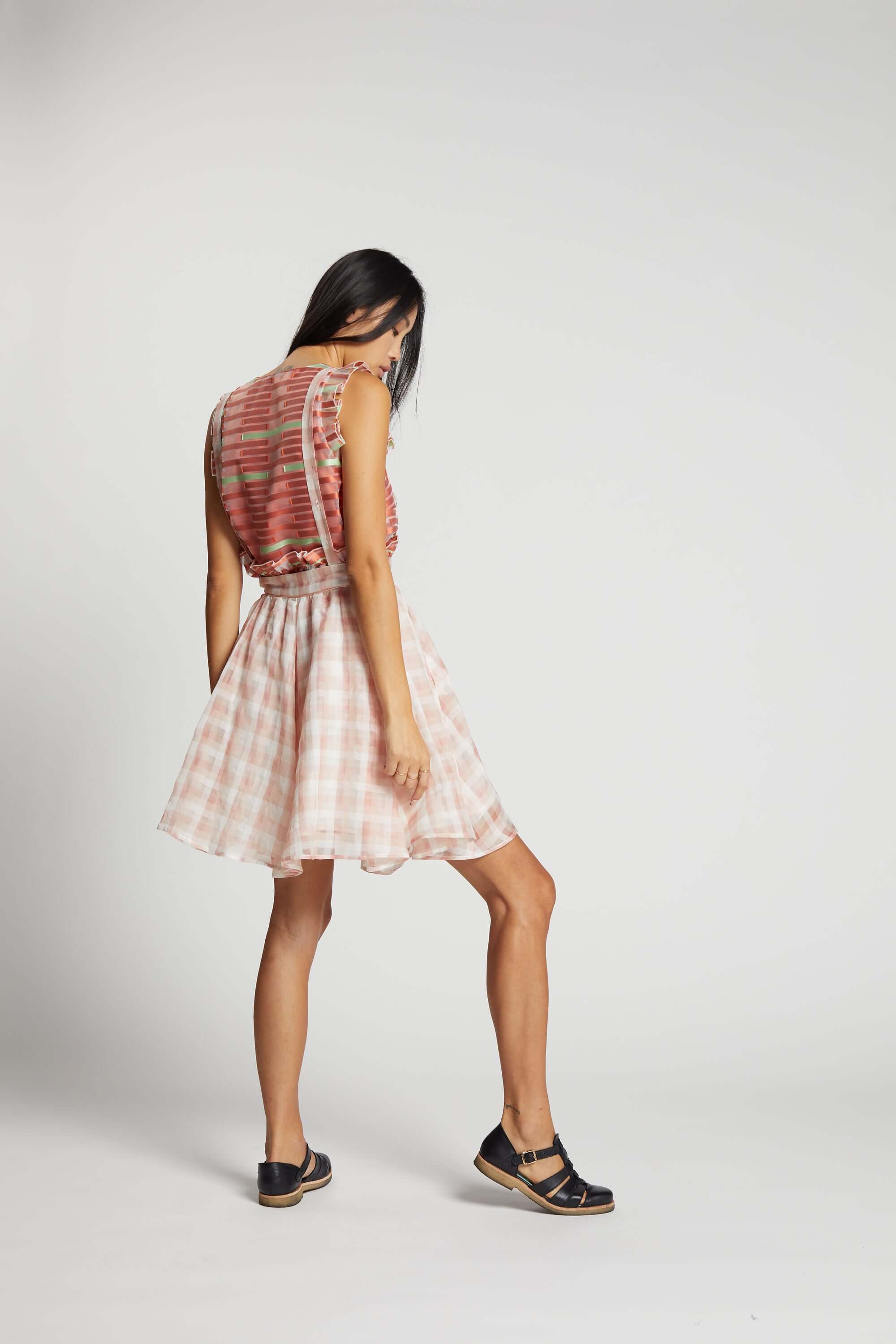 Decatur skirt in XXL Vichy