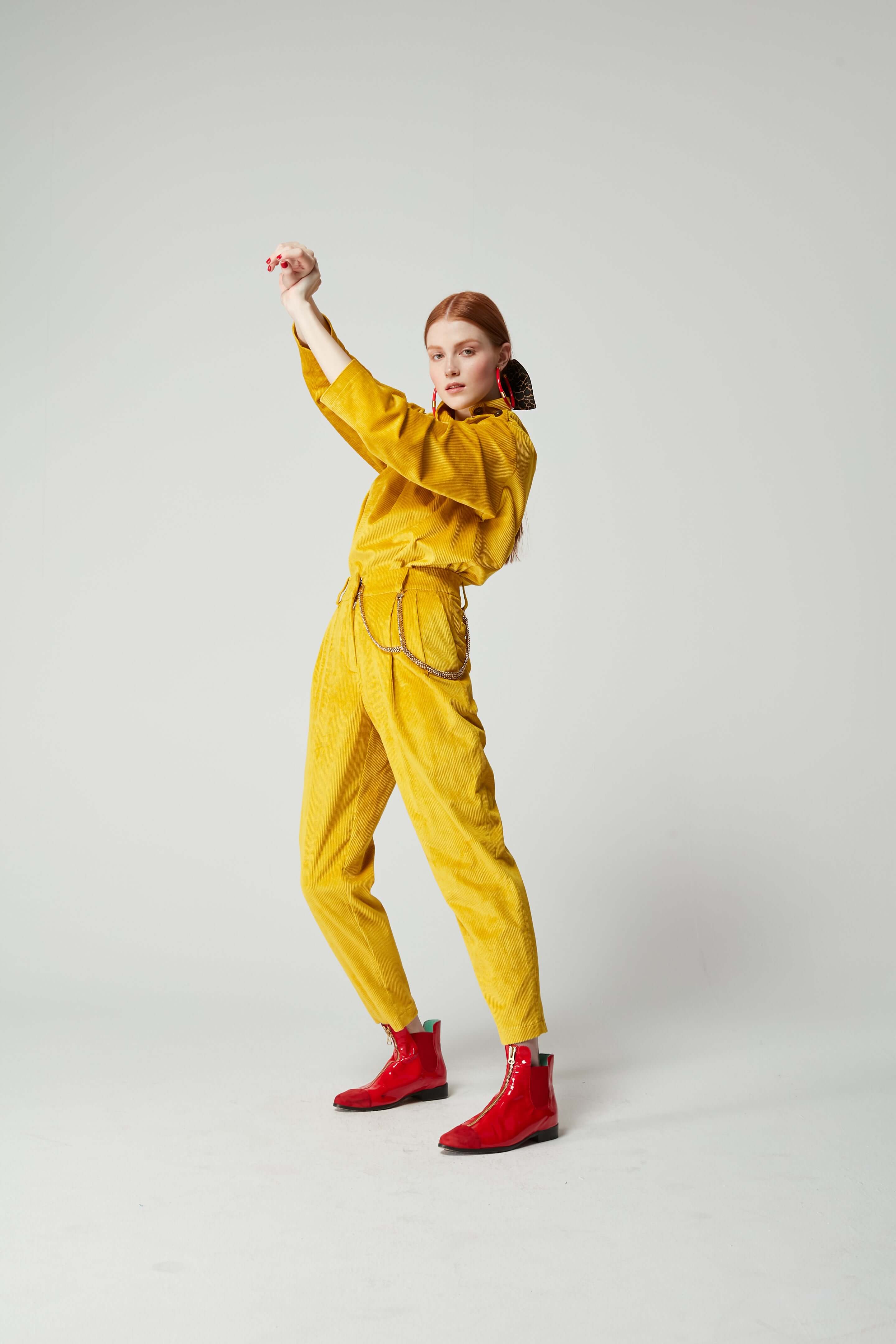 Gabriel pants in Yellow Cab