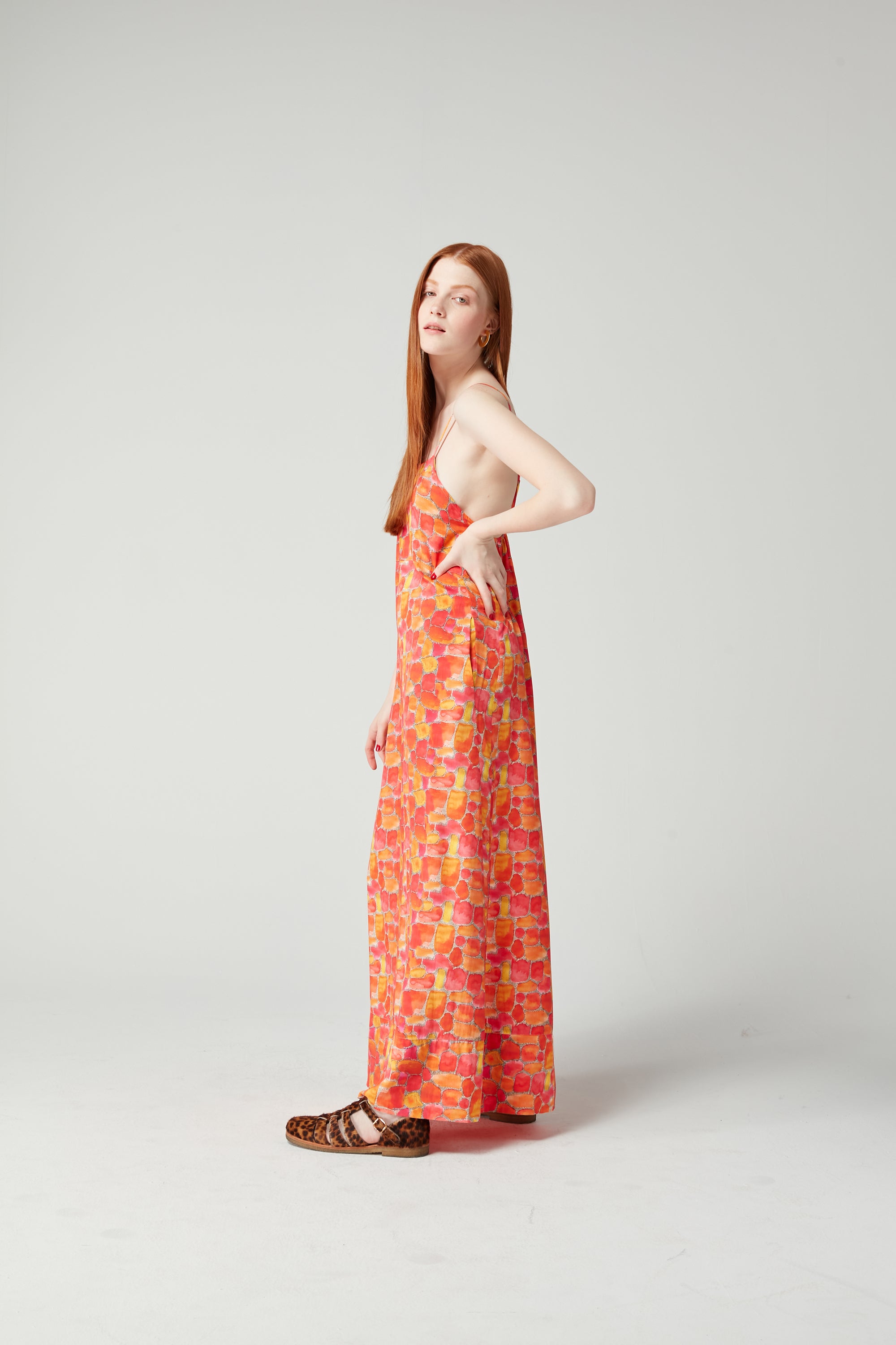 Rita dress in Sun Kiss print