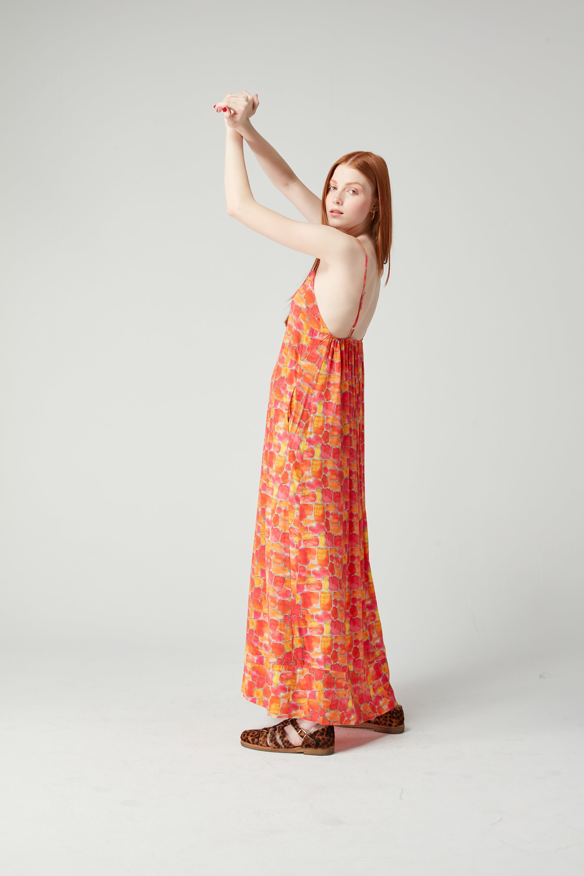 Rita dress in Sun Kiss print