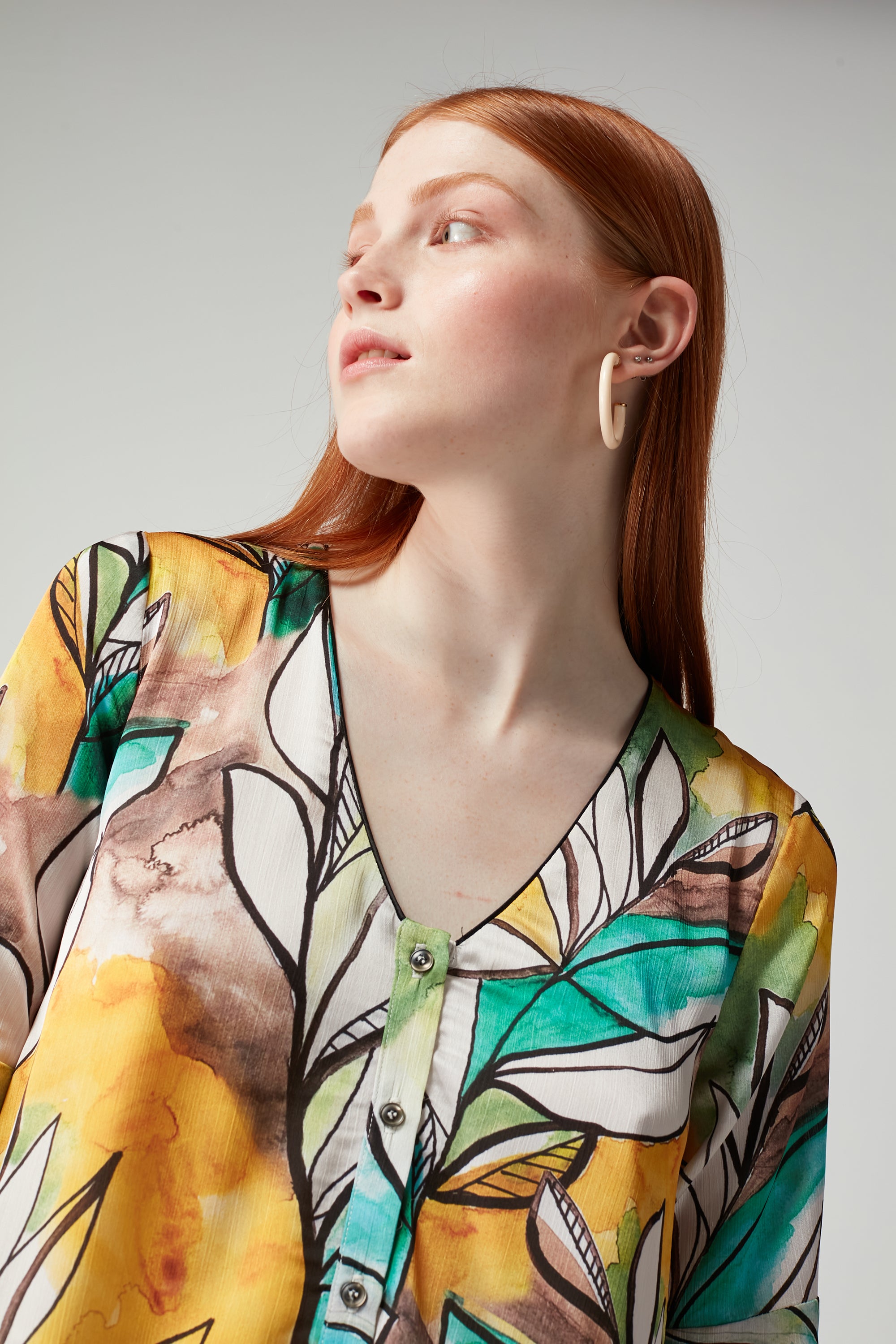 Java dress in Landscape print