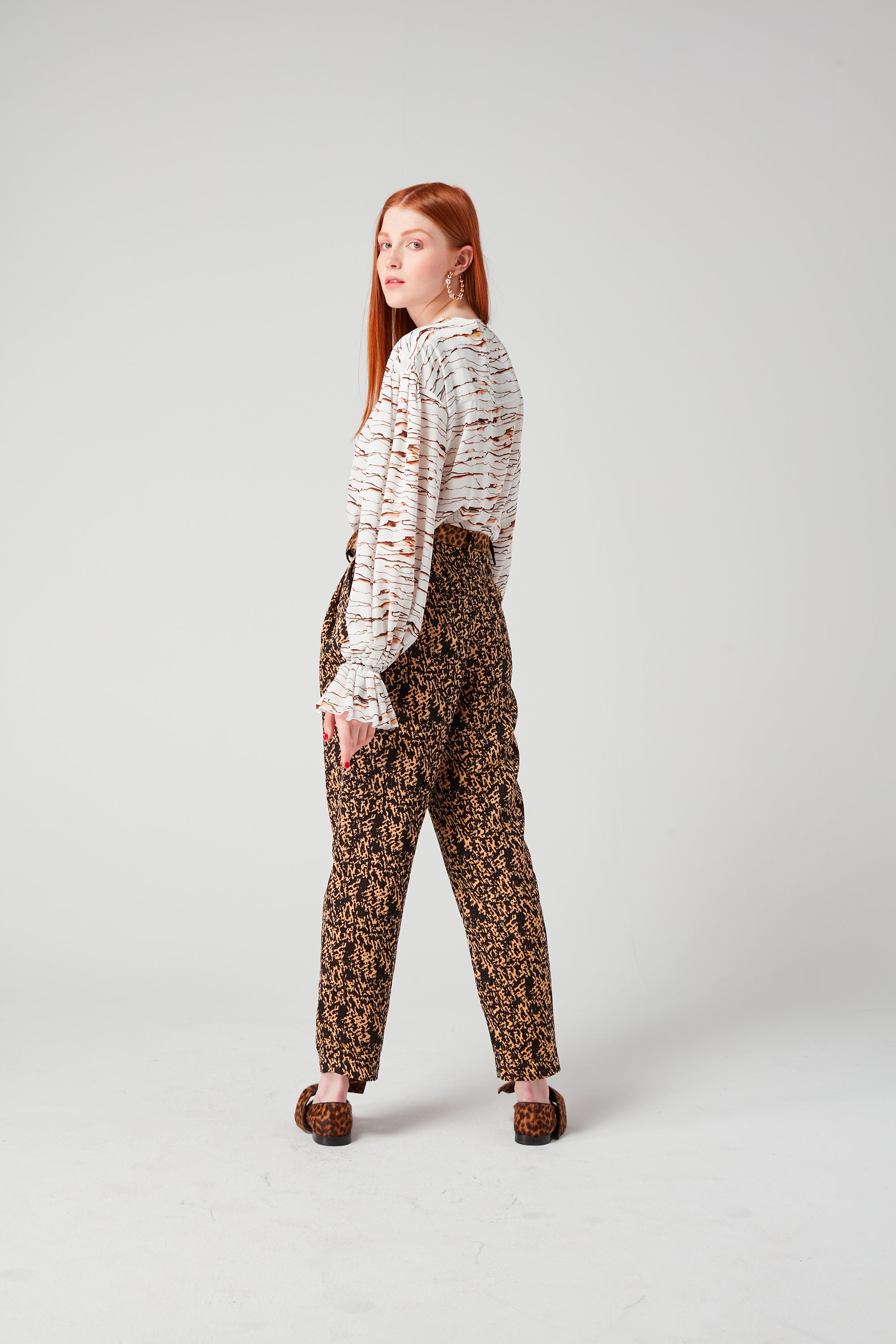 Chemise Trigalière en imprimé Parchemin