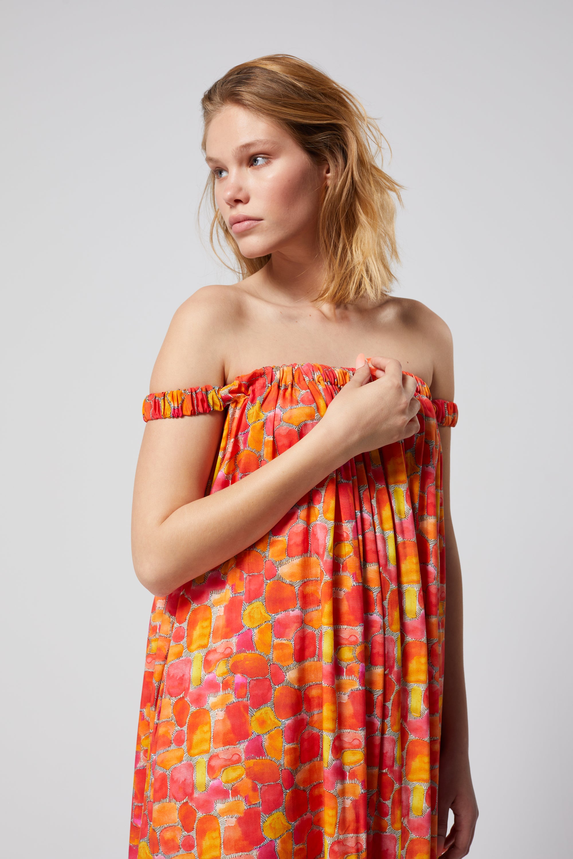 Penelope dress in Sun Kiss print
