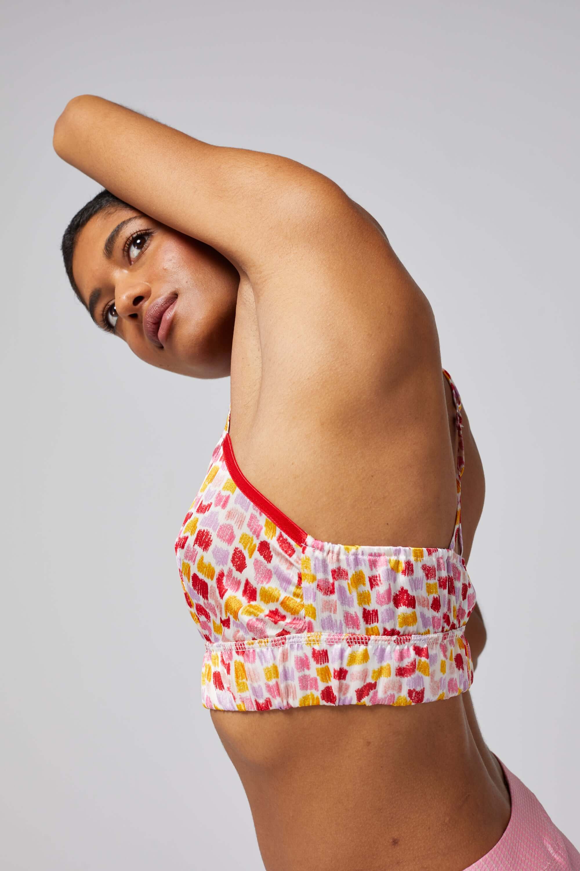 Bralette in Palette print | Heimstone