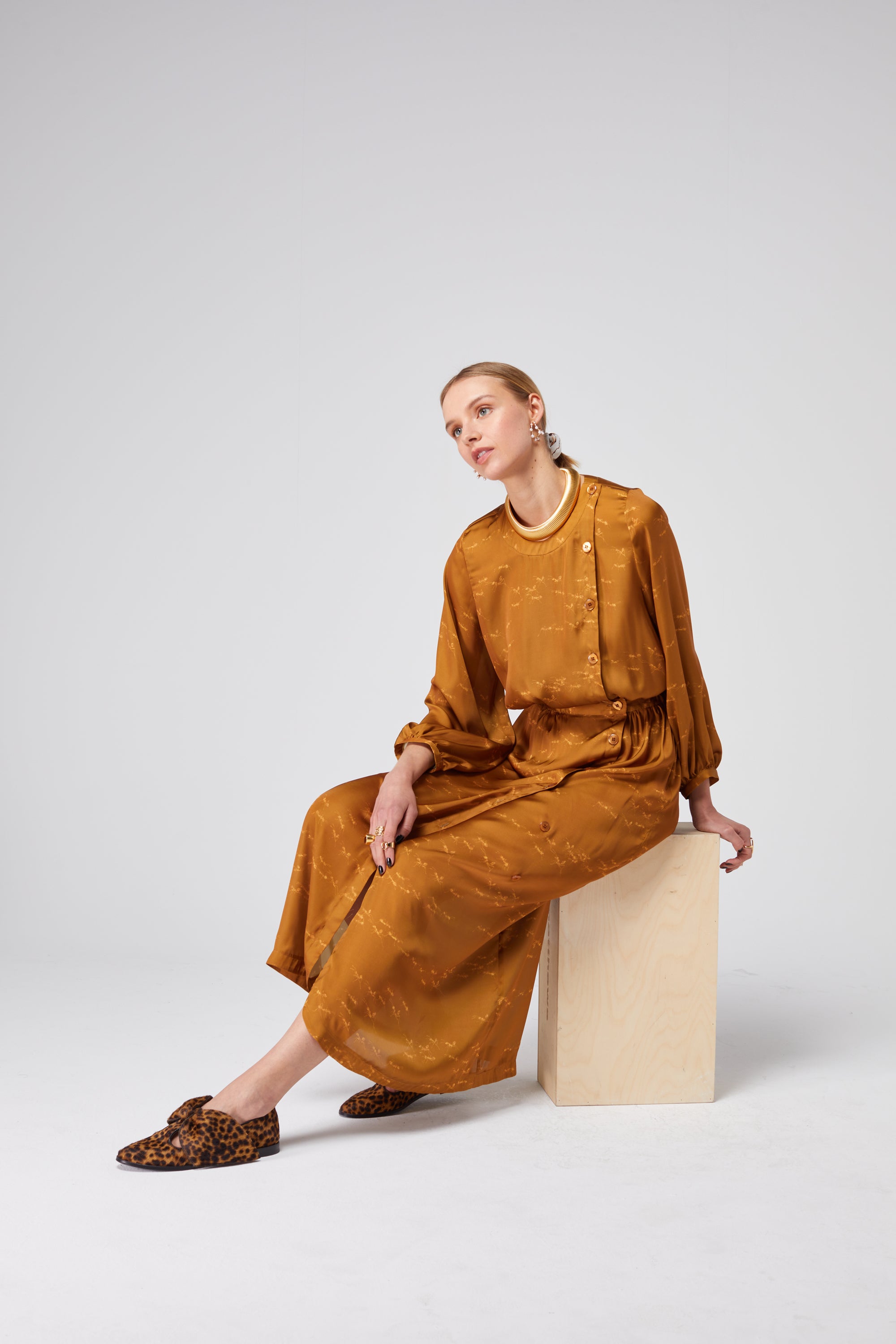 Kelly dress in Ants print