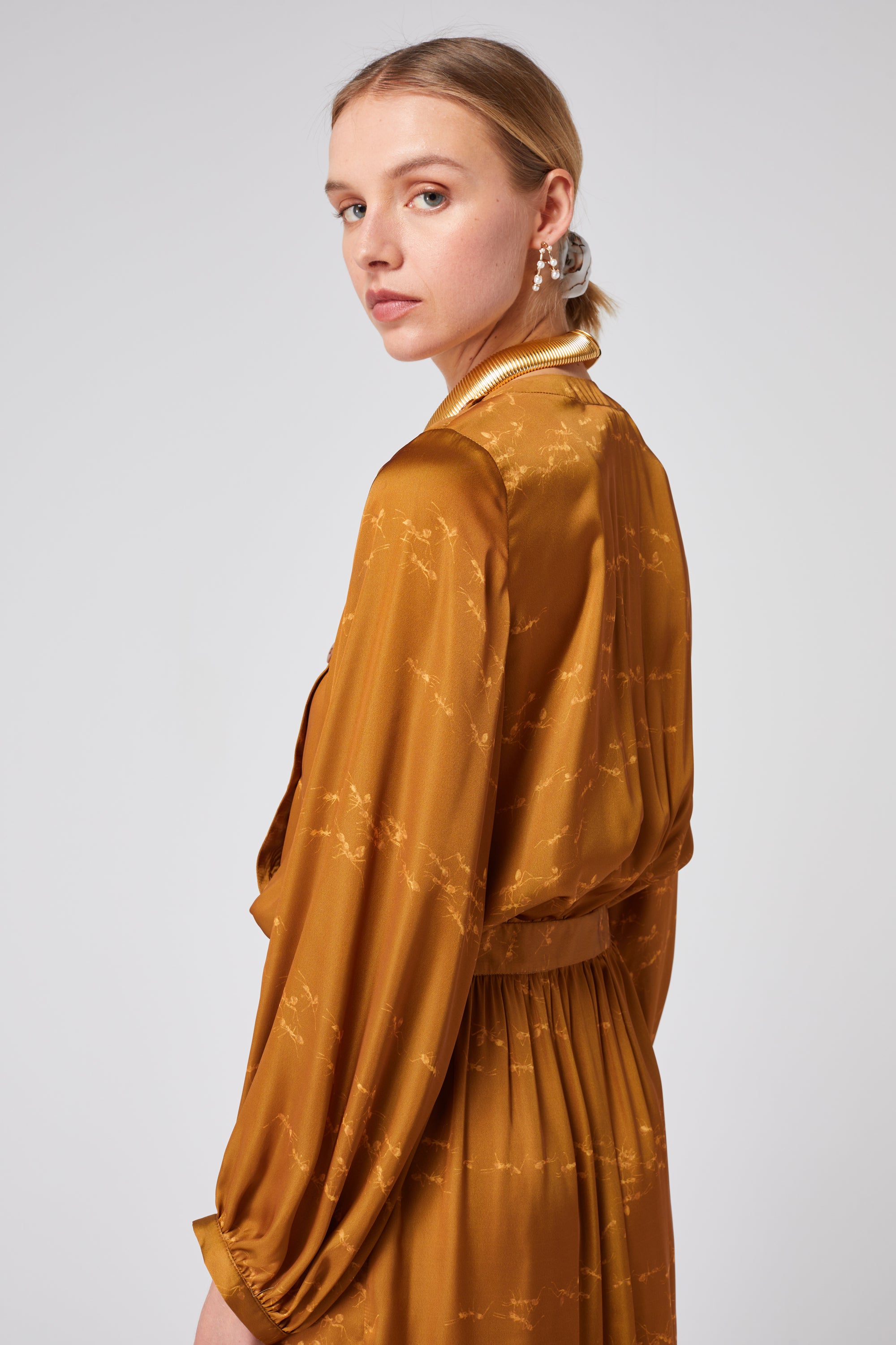 Kelly dress in Ants print