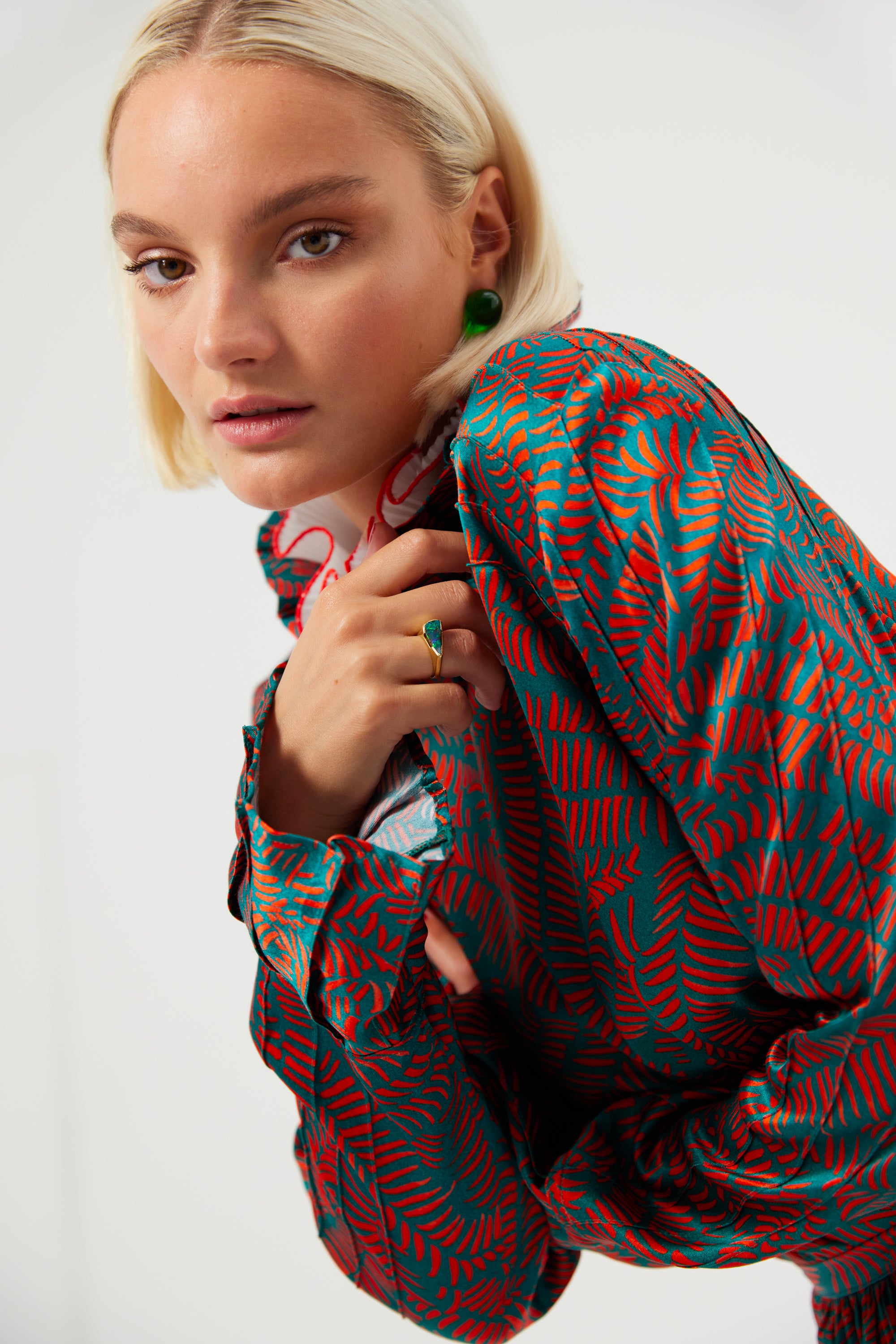 Chemise Muse en imprimé Palmera