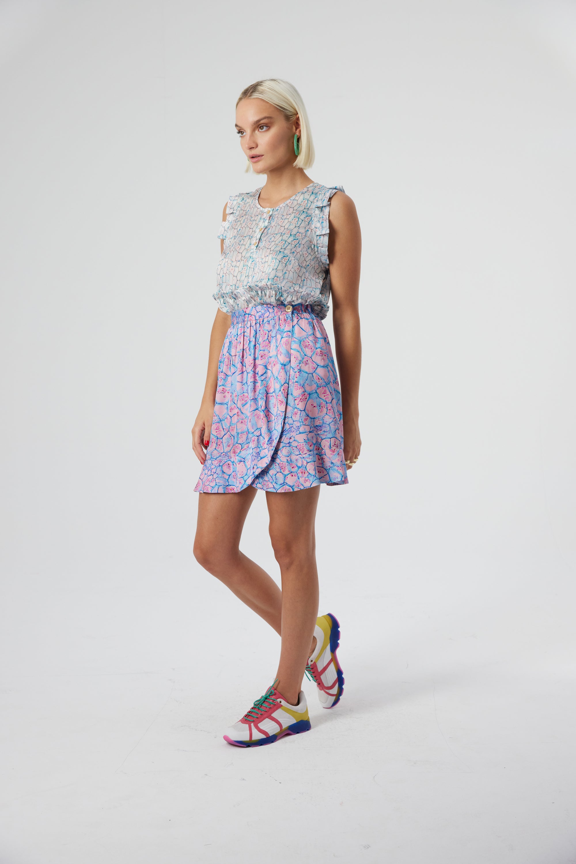 Austria skirt in Poolside print