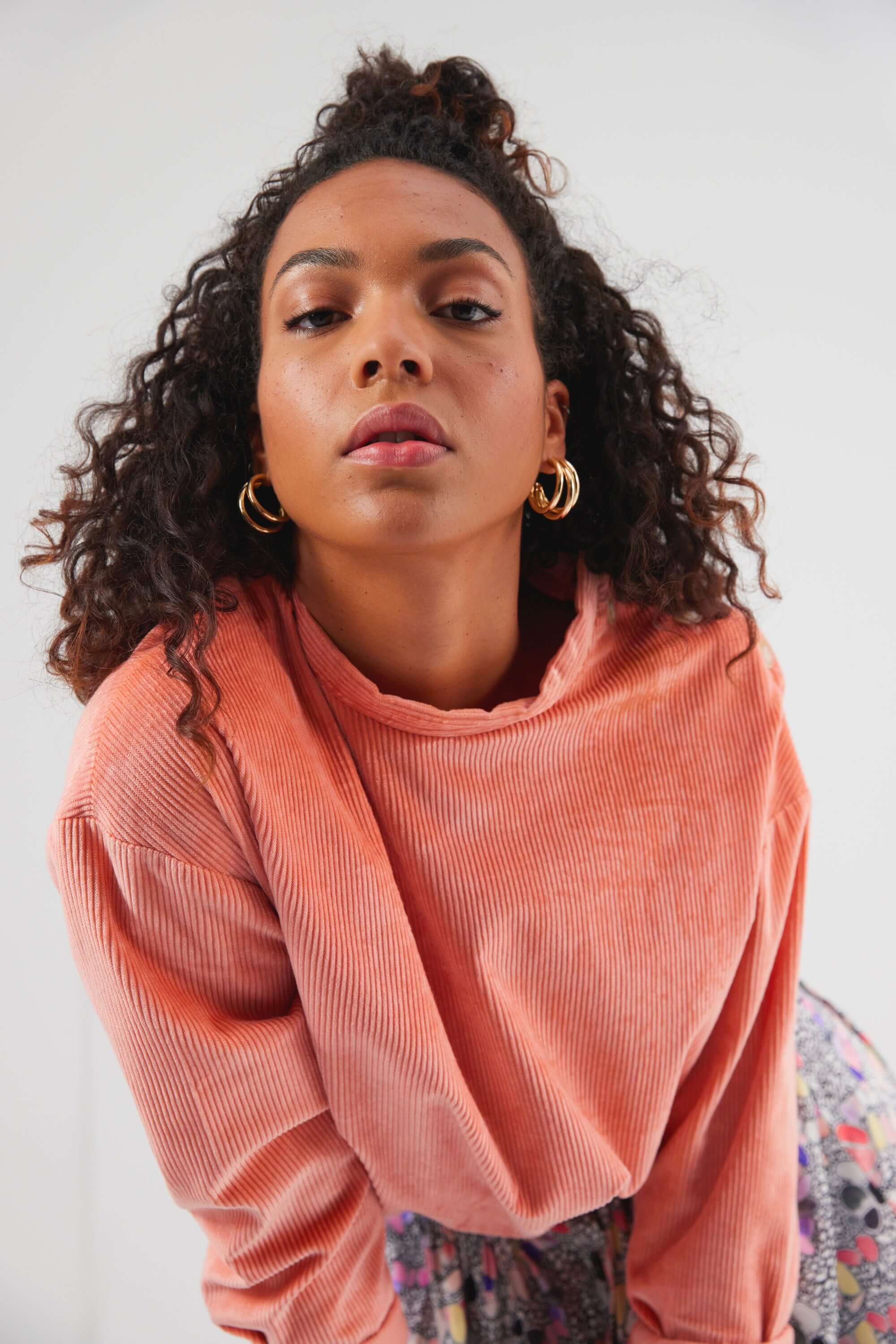 Bobbi sweater in pink Sakura | Heimstone