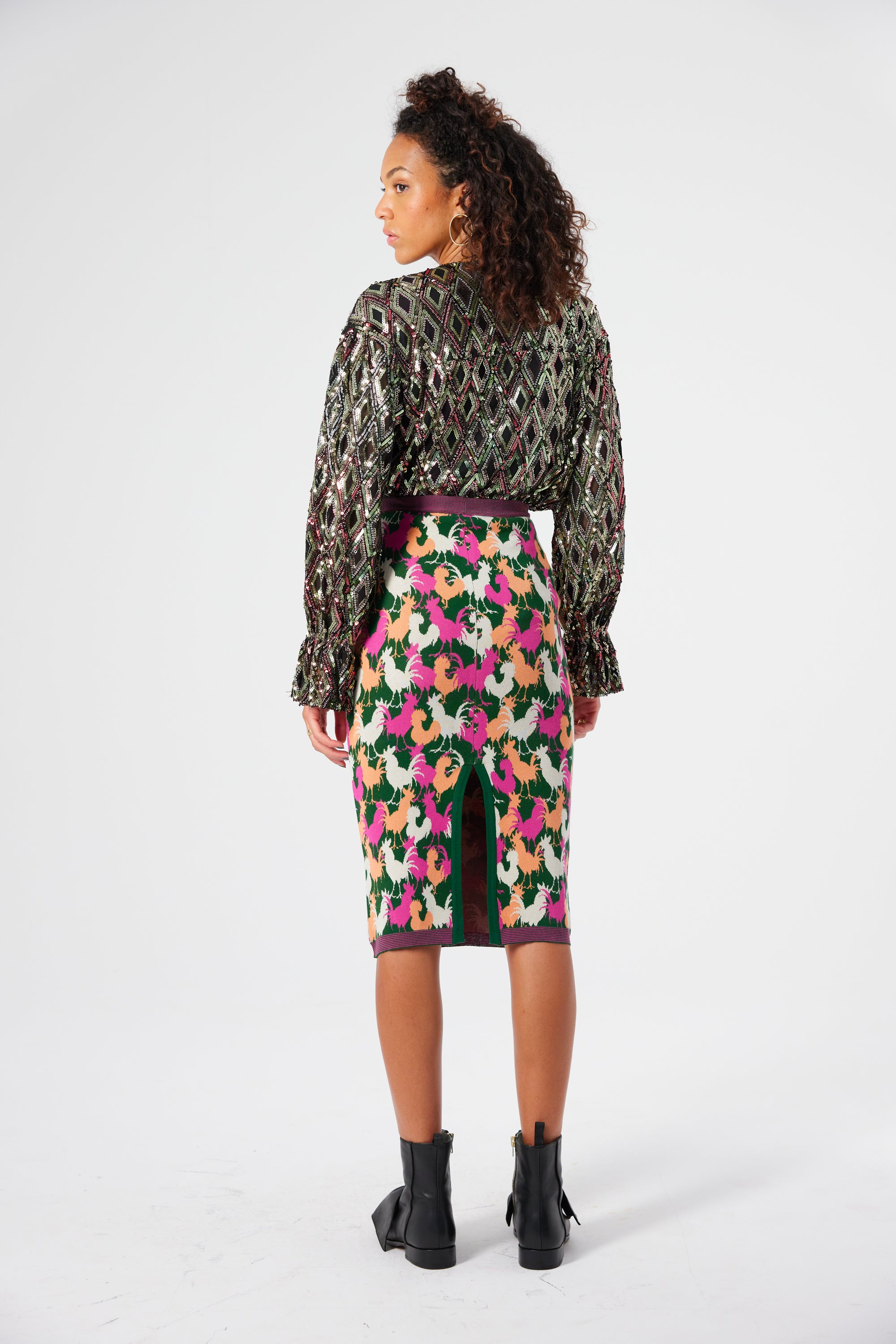 Chemise Trigalière en sequin Jazz