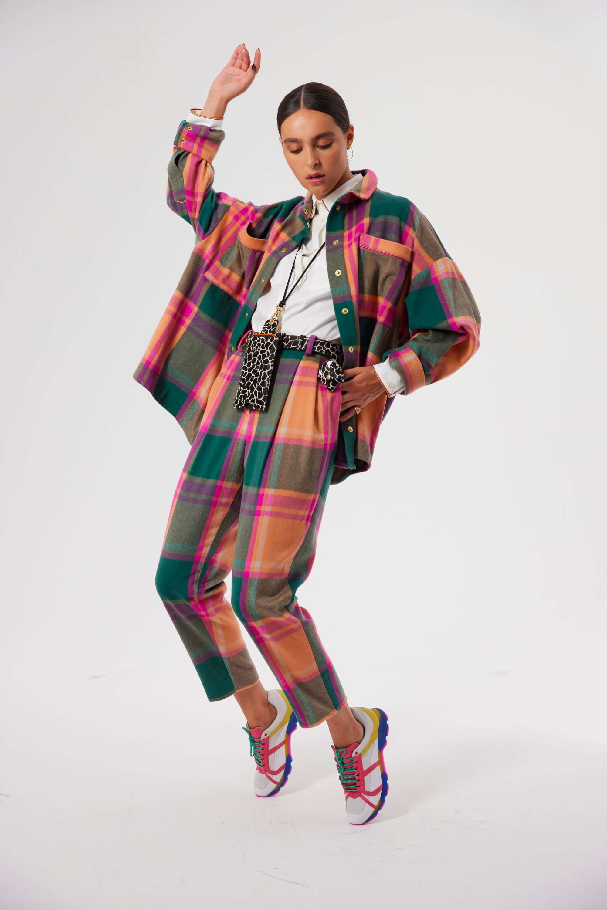 Gabriel pants in District Rhum cashmere