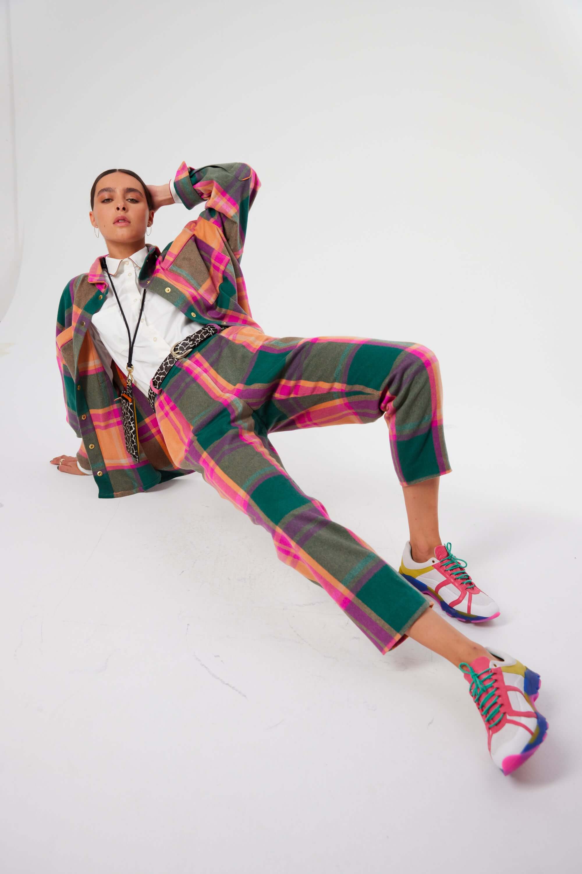 Gabriel pants in District Rhum cashmere