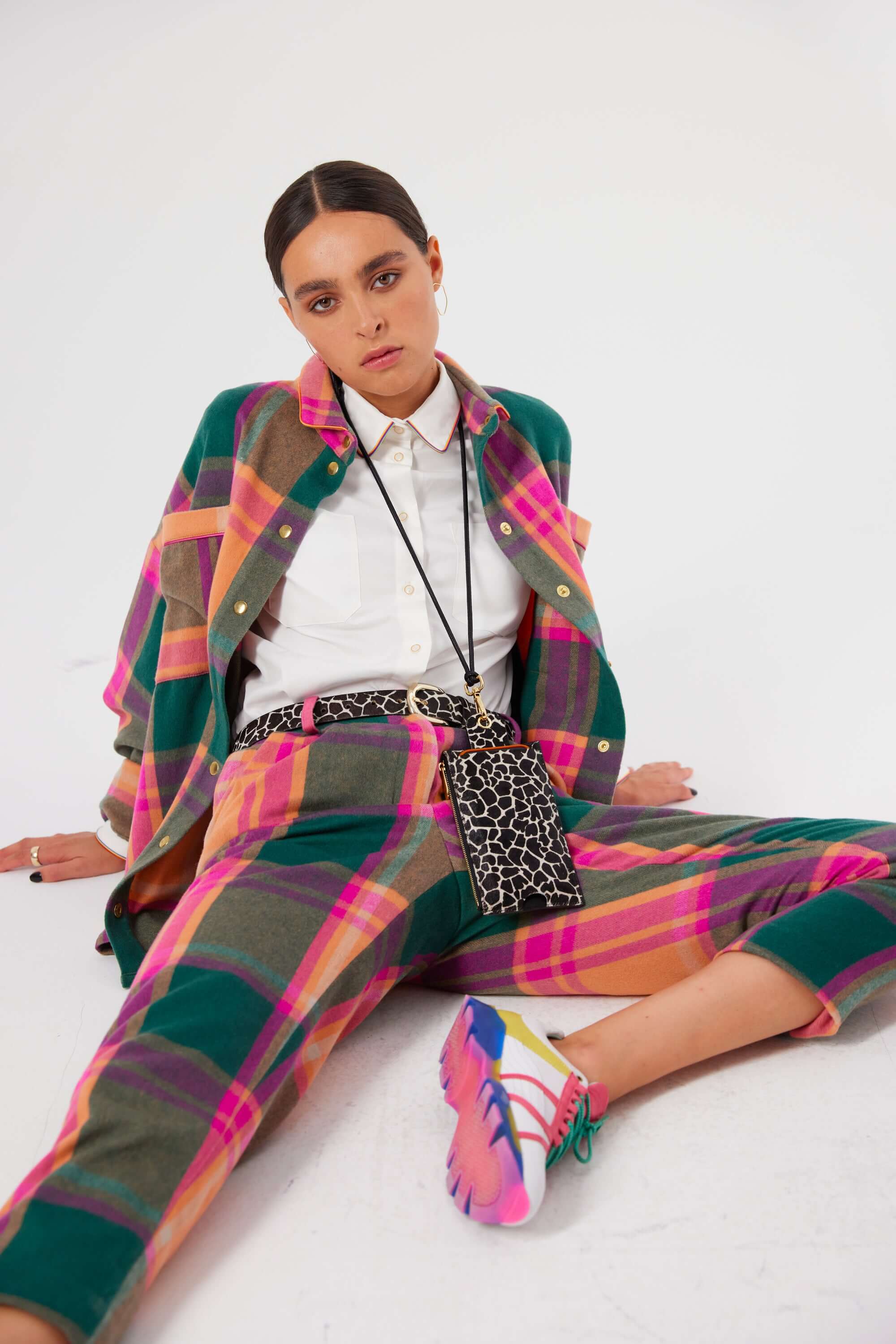 Gabriel pants in District Rhum cashmere