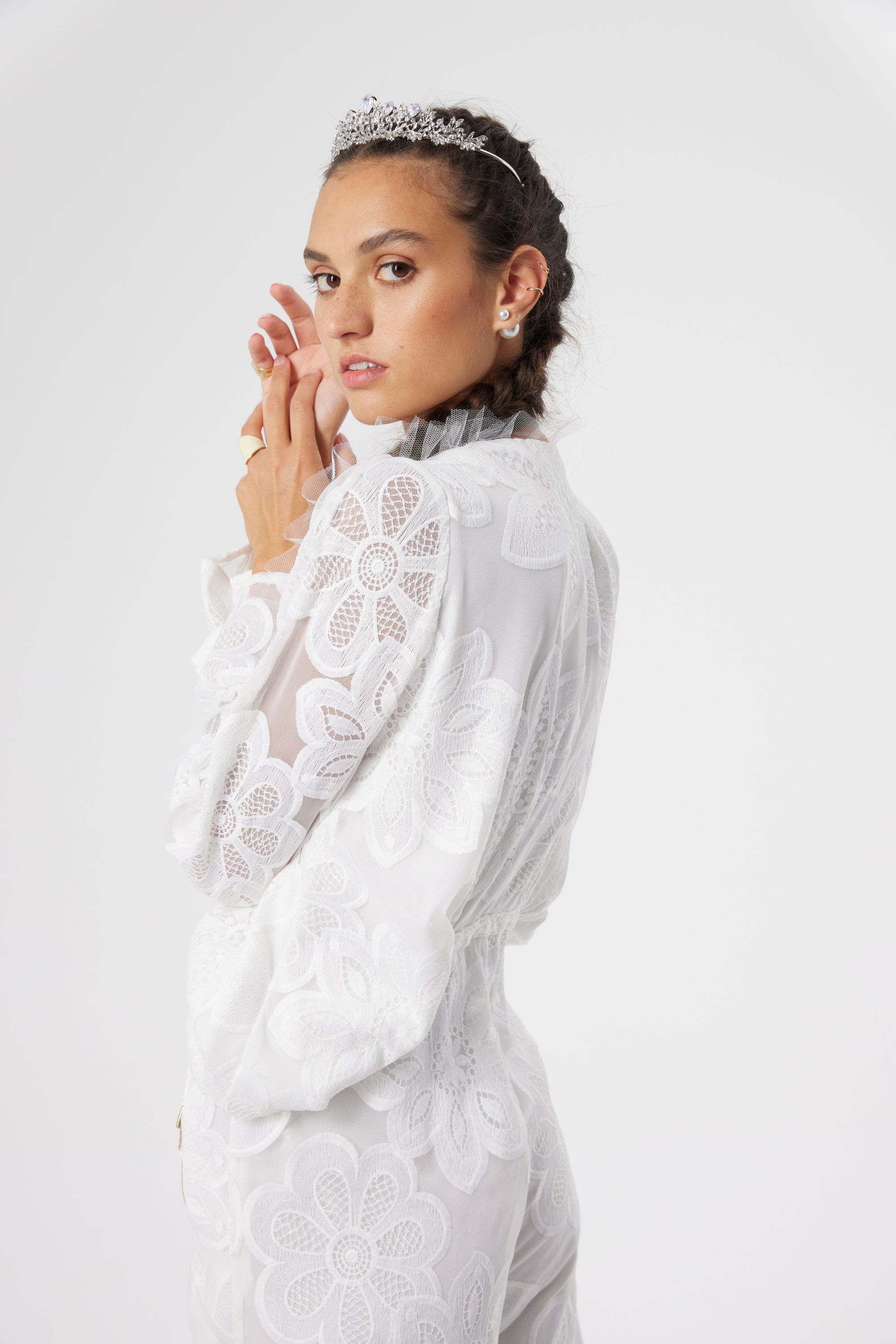 Gil jumpsuit in Fantasy embroidery