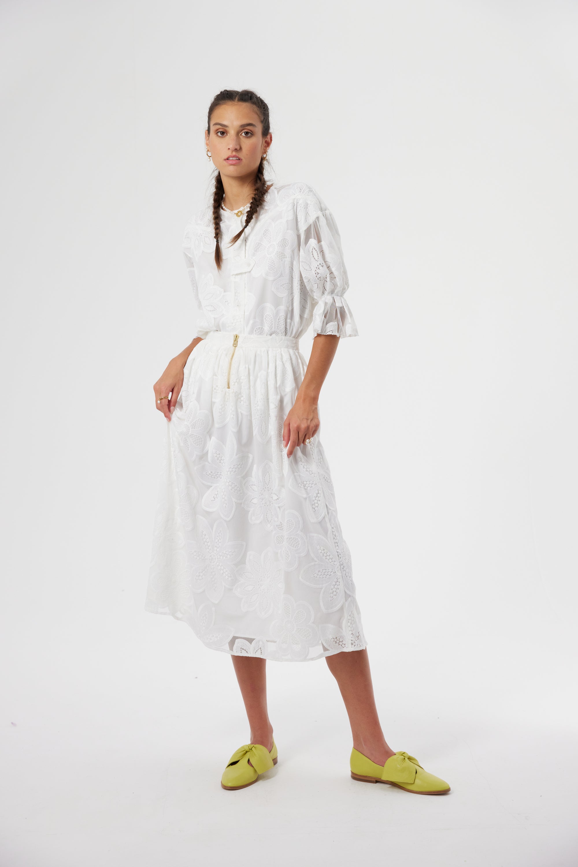 Orso skirt in Fantasy embroidery