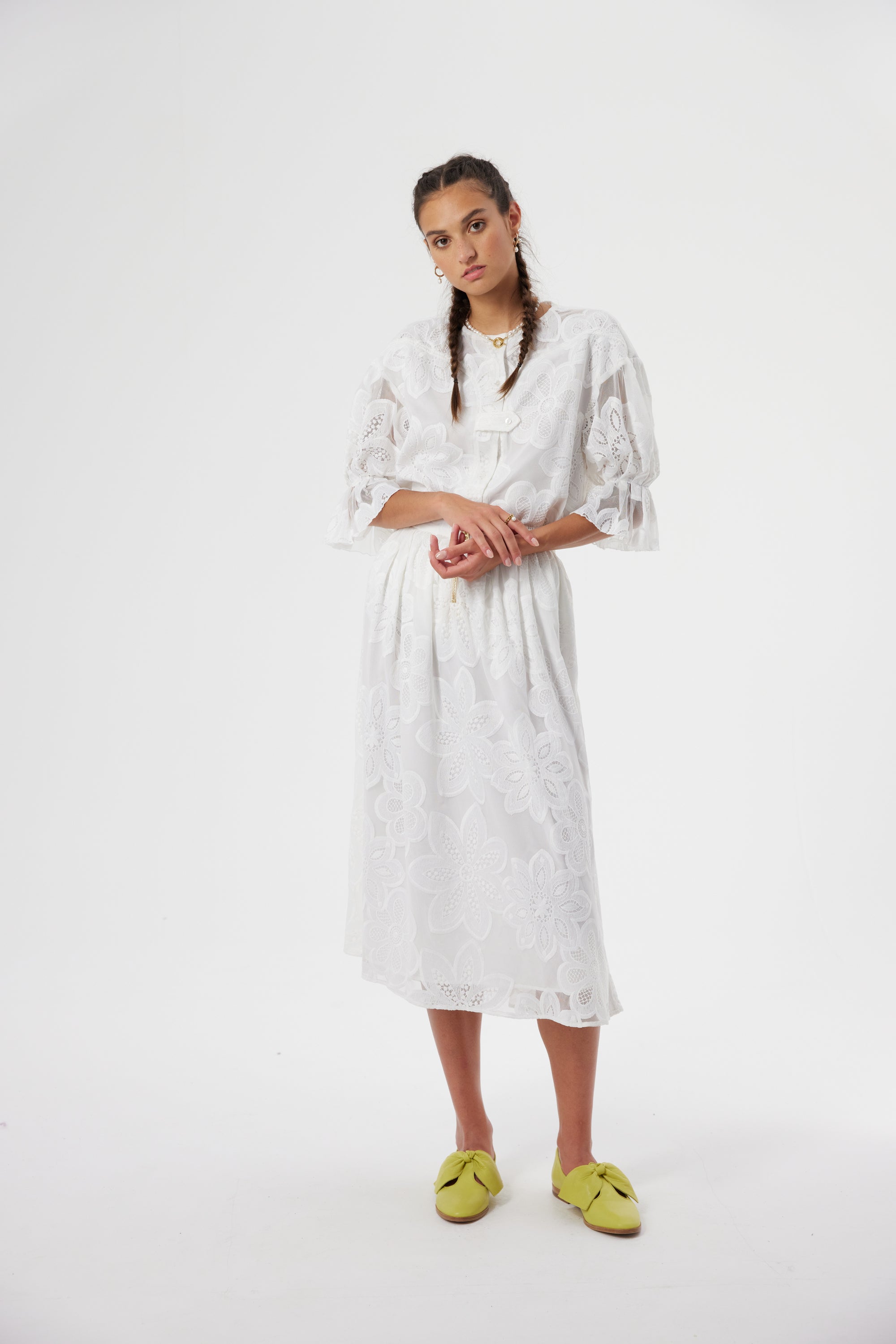 Orso skirt in Fantasy embroidery