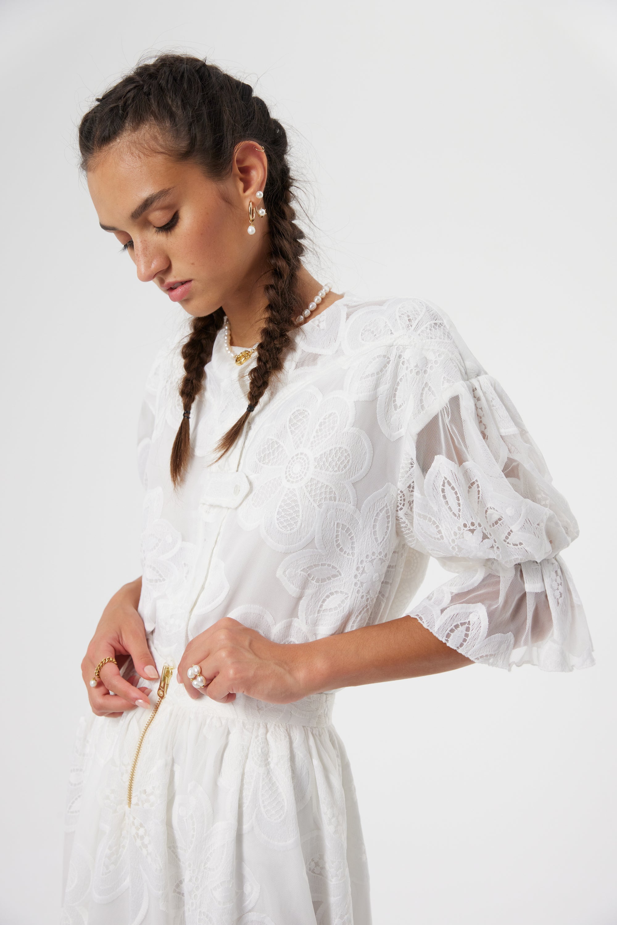 Orso skirt in Fantasy embroidery