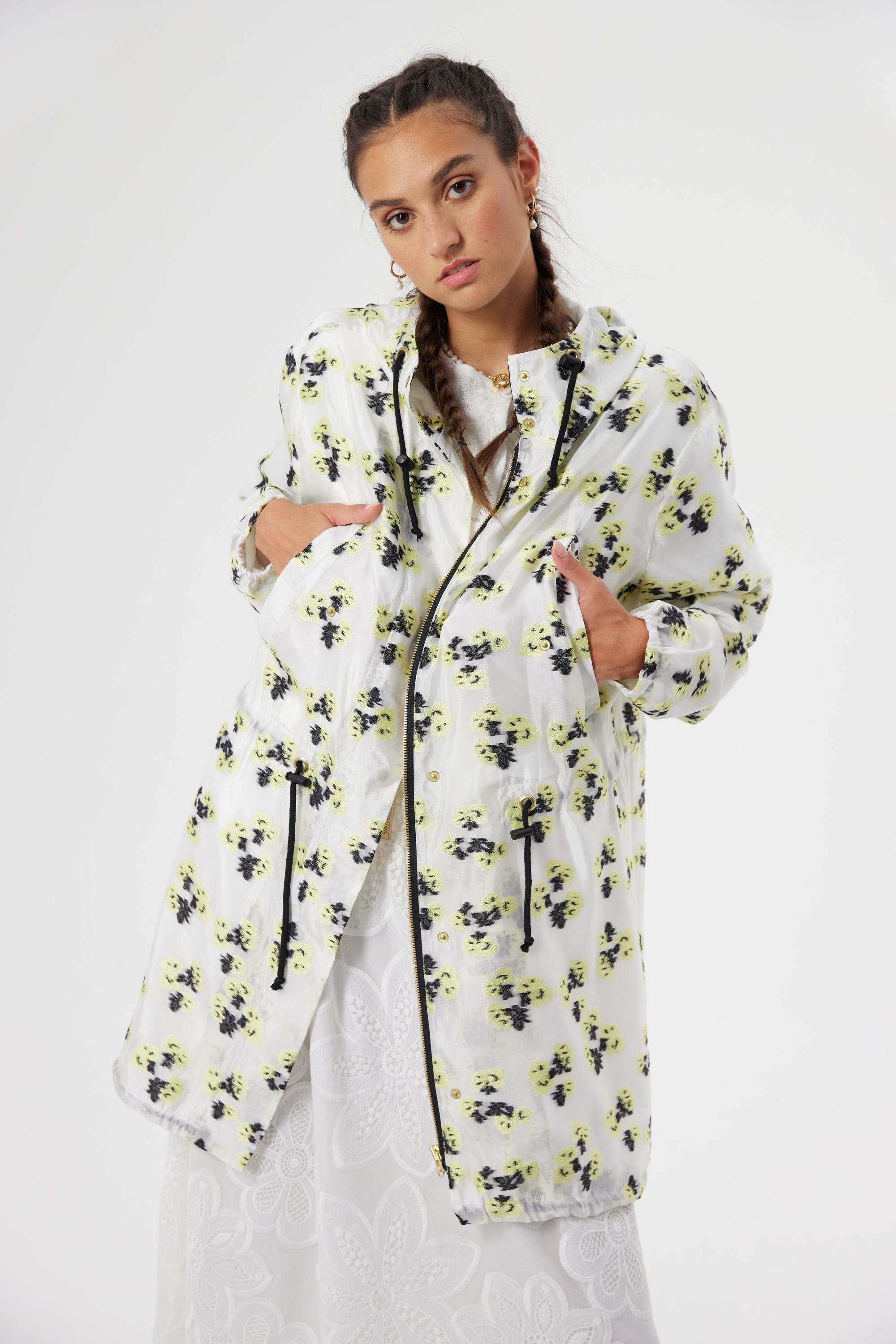 Parka Onur en broderie Luciole