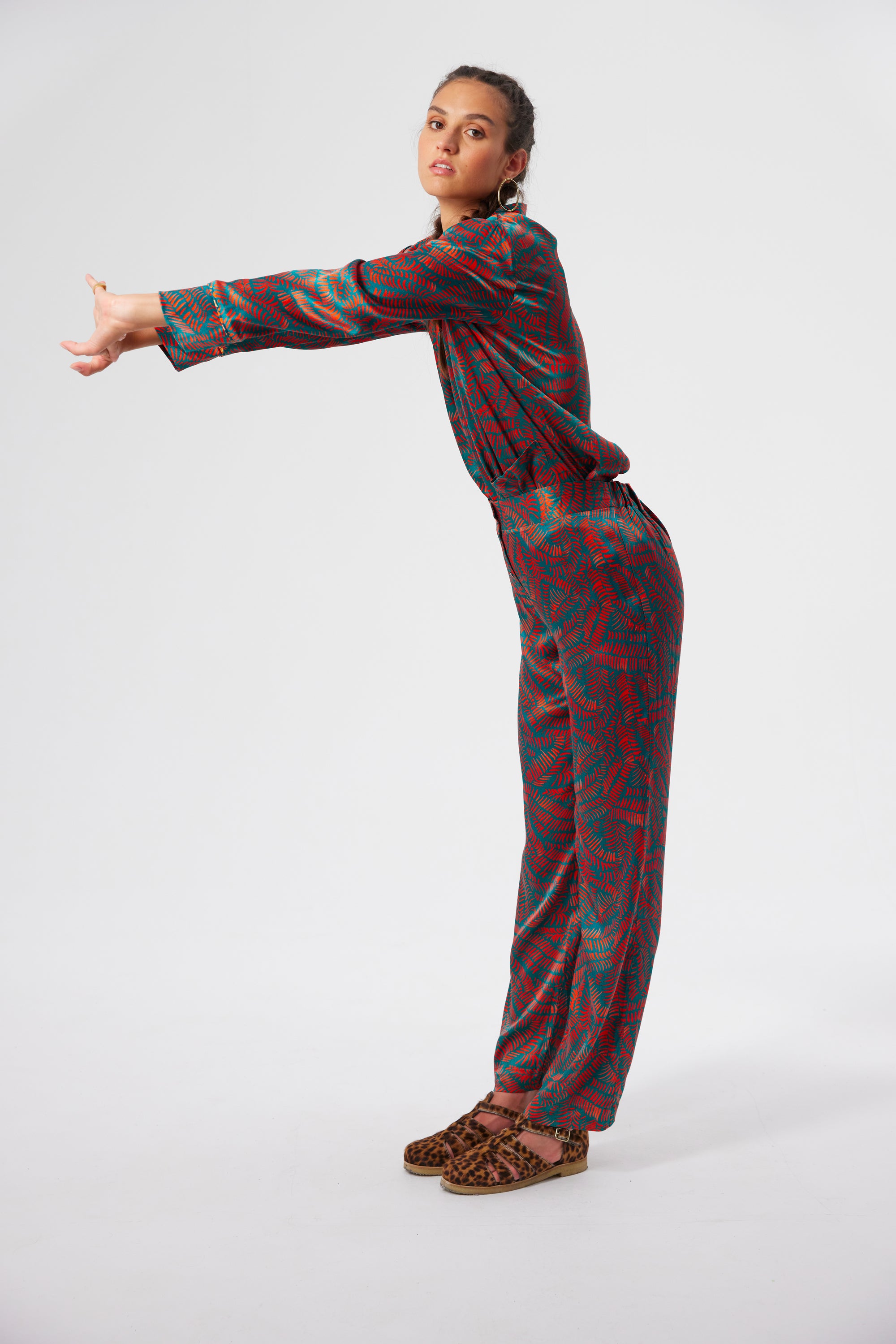 Pyjama Ulysse in Palmera print set