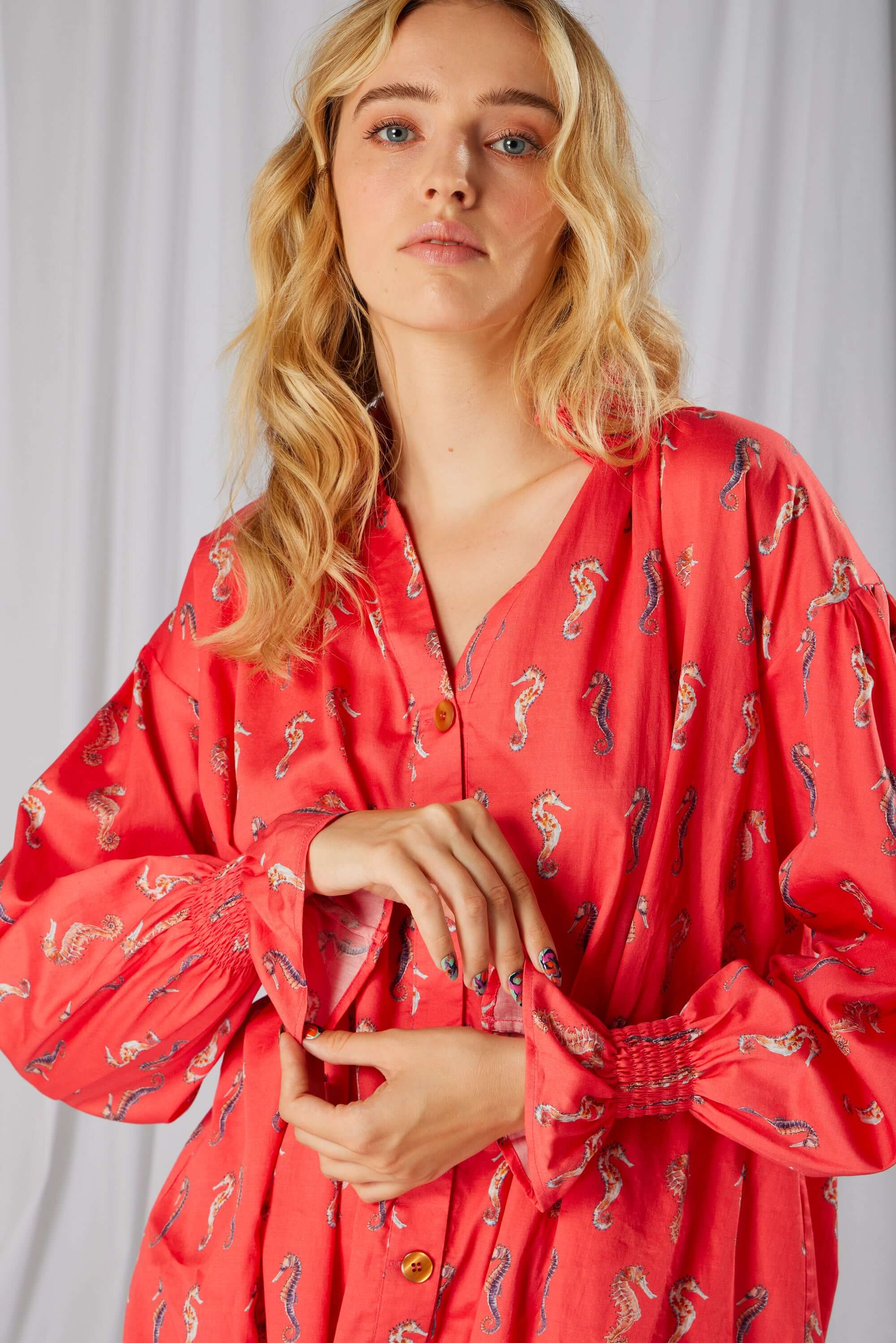 Tunique Owen en imprimé Gravure