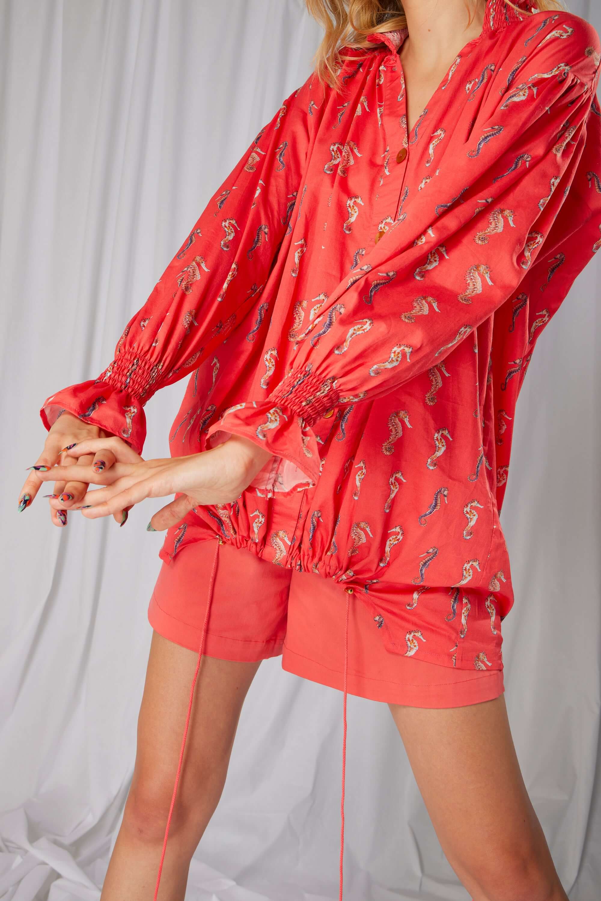 Tunique Owen en imprimé Gravure