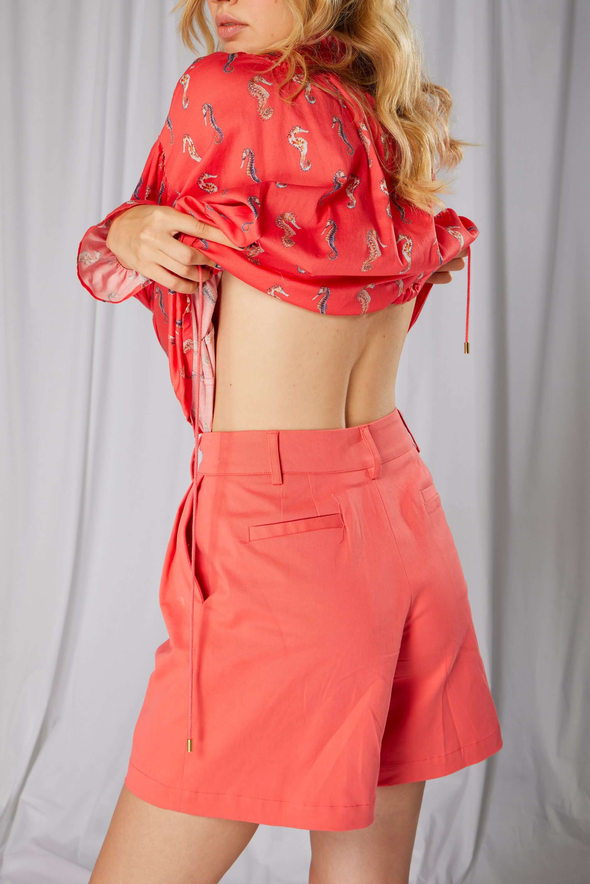 Short Beckett en coton Bleu de Travail 