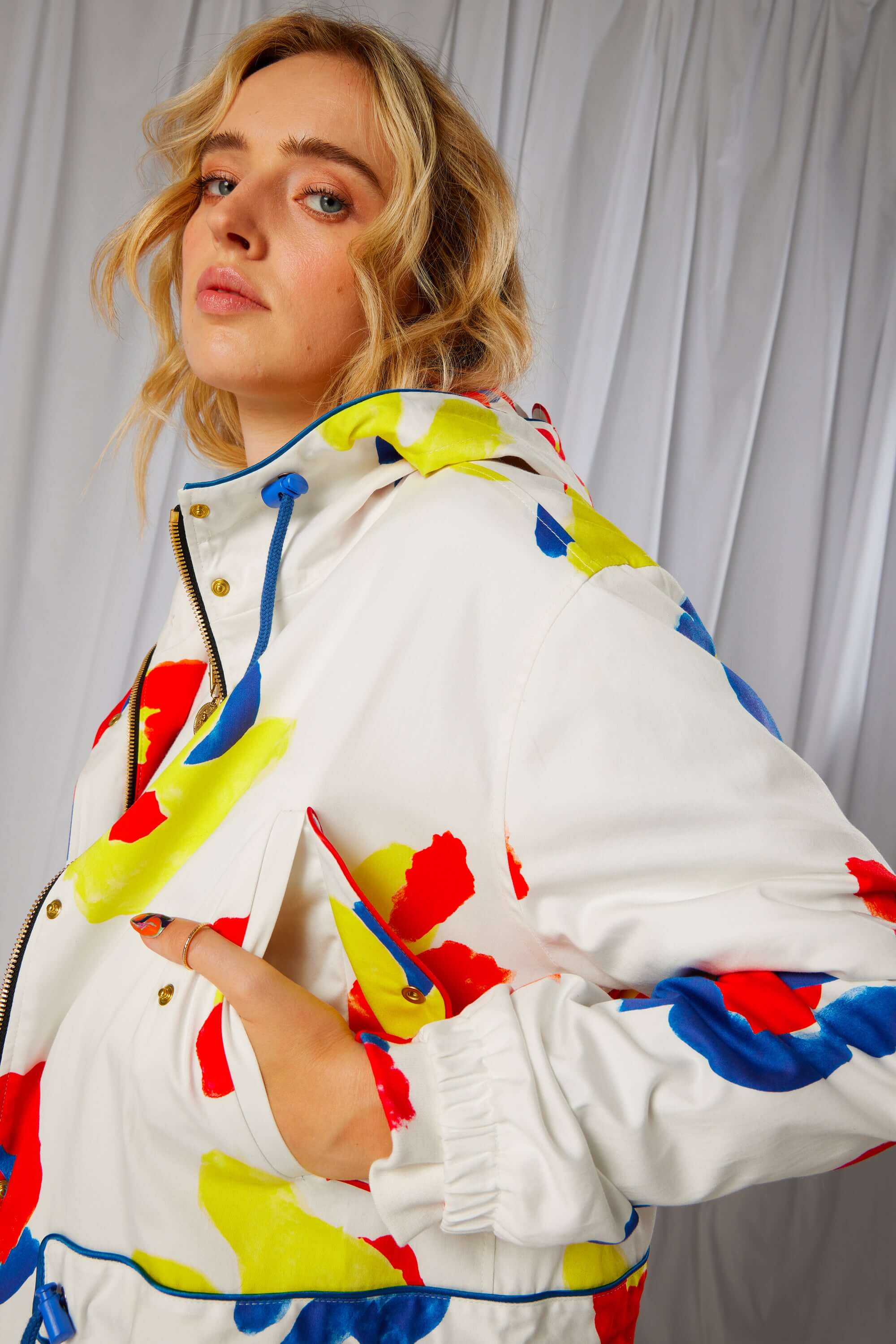 Onur parka in Primary print