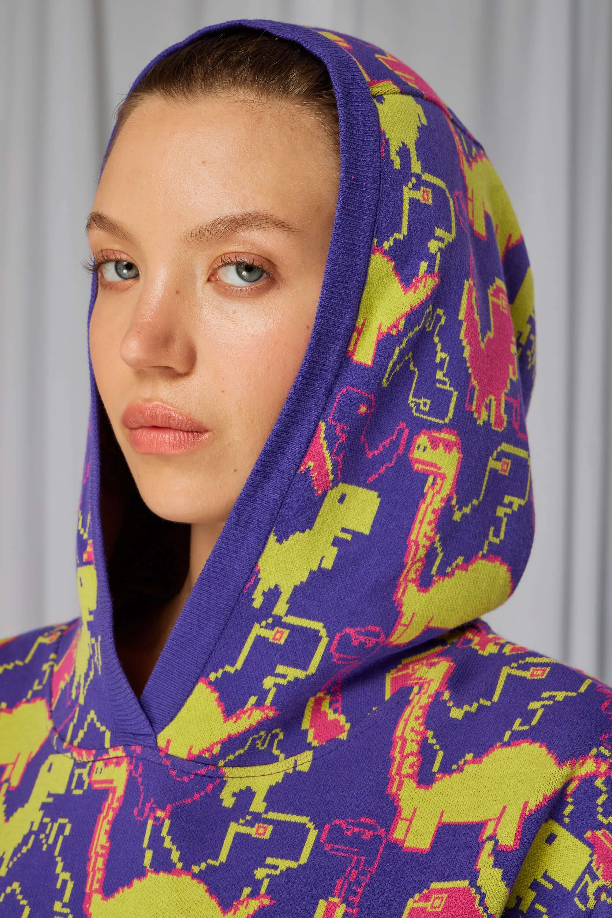 Drew sweater in Xray knit