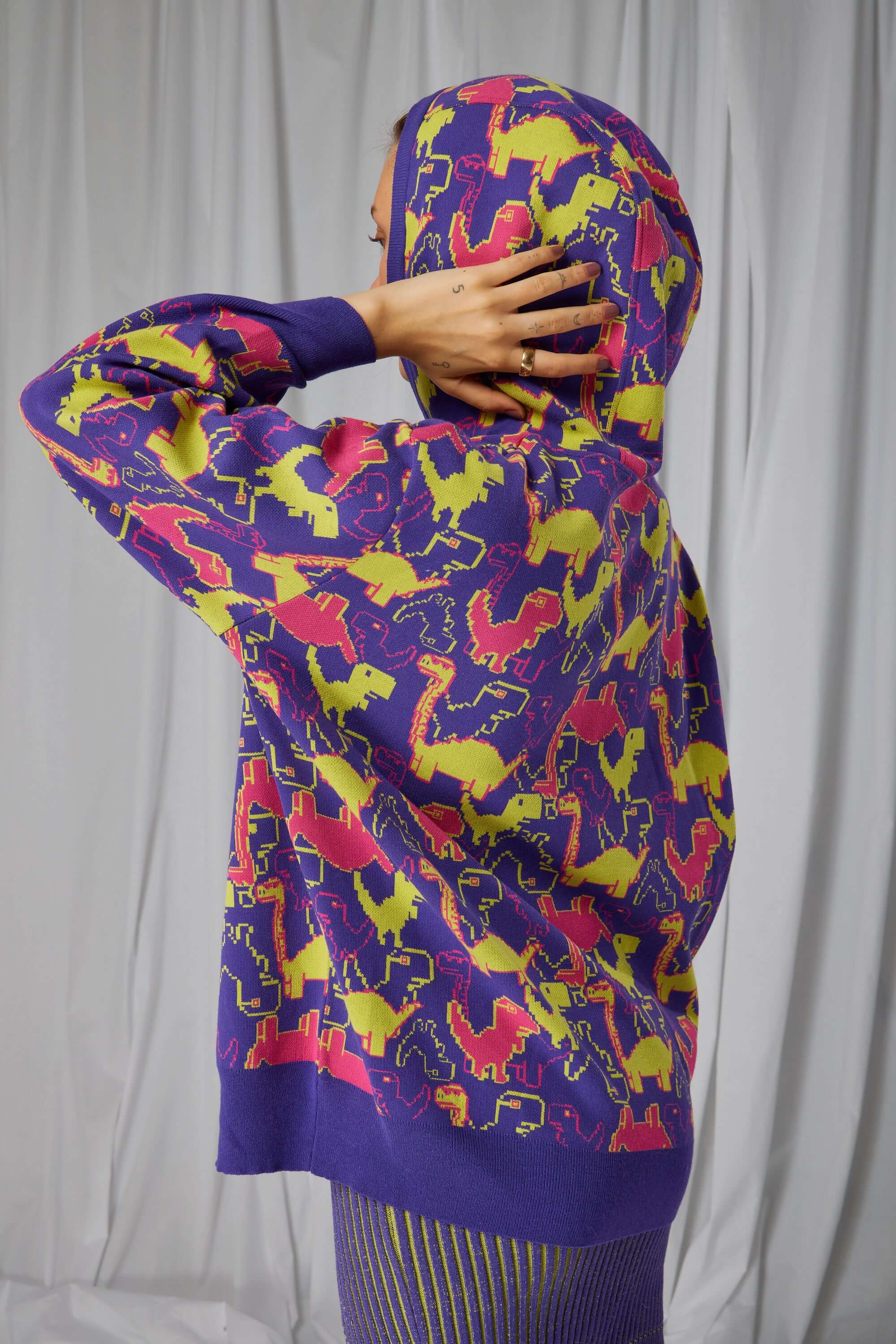 Drew sweater in Xray knit