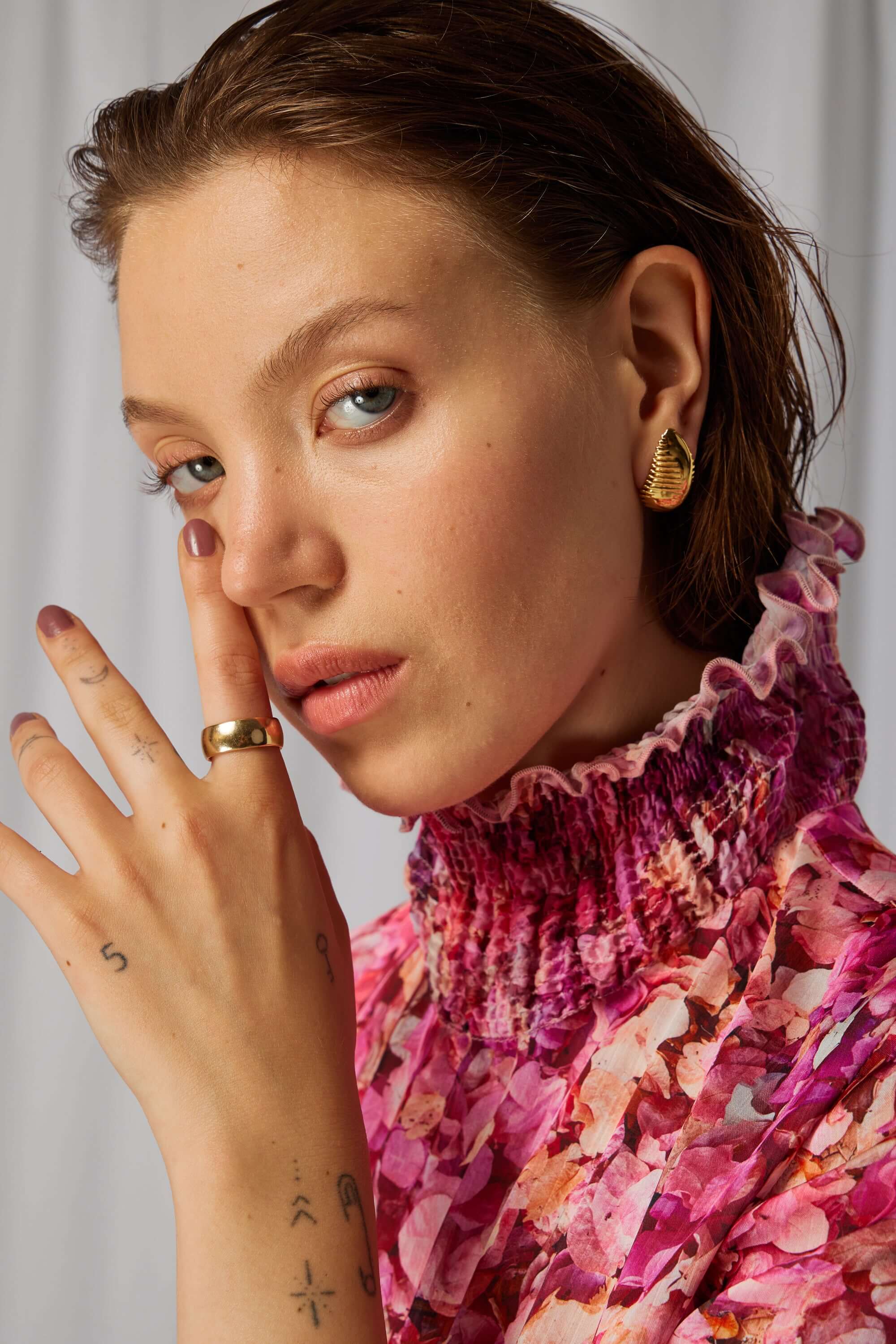 Dries top in Cabaret print