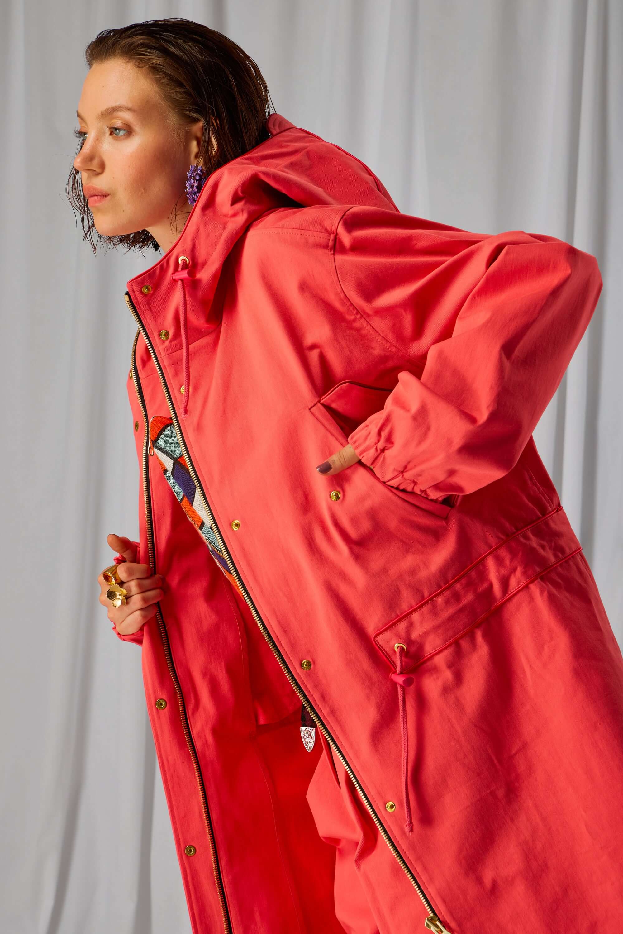 Parka Onur en coton Bleu de Travail 