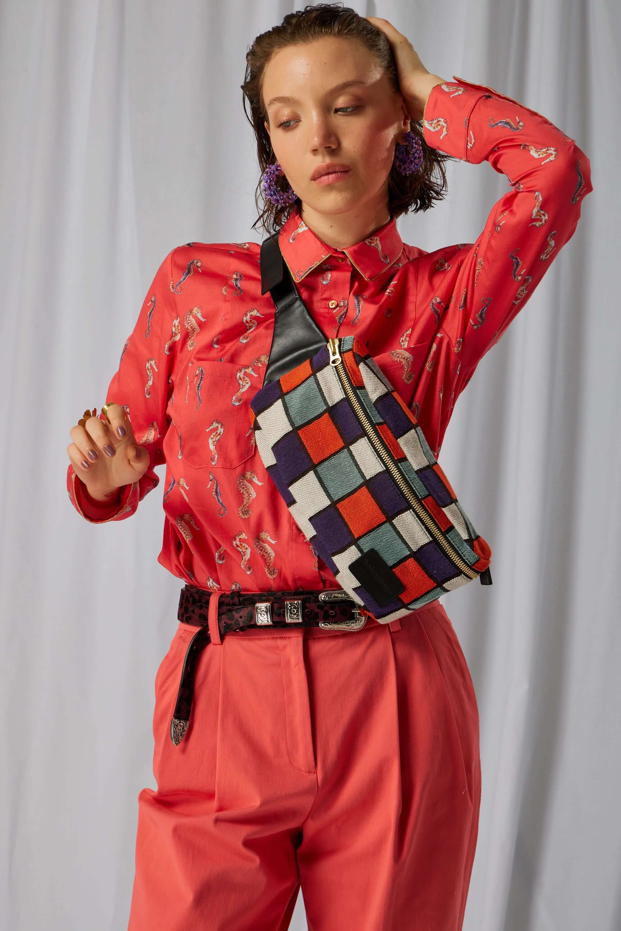 Chemise Dori en imprimé Gravure