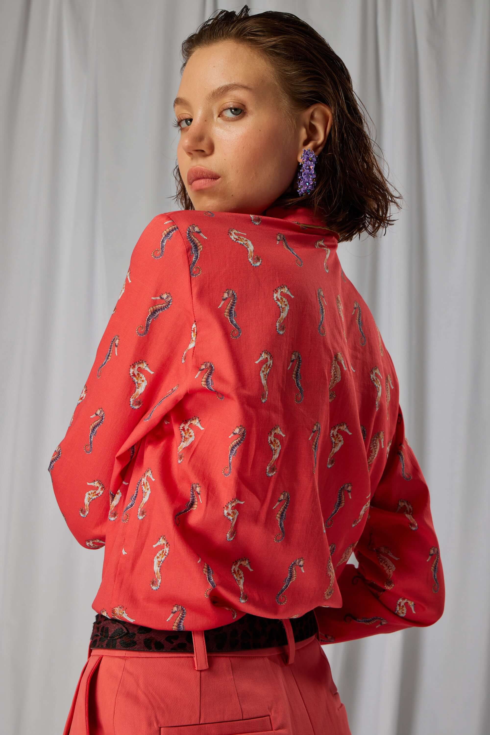 Chemise Dori en imprimé Gravure