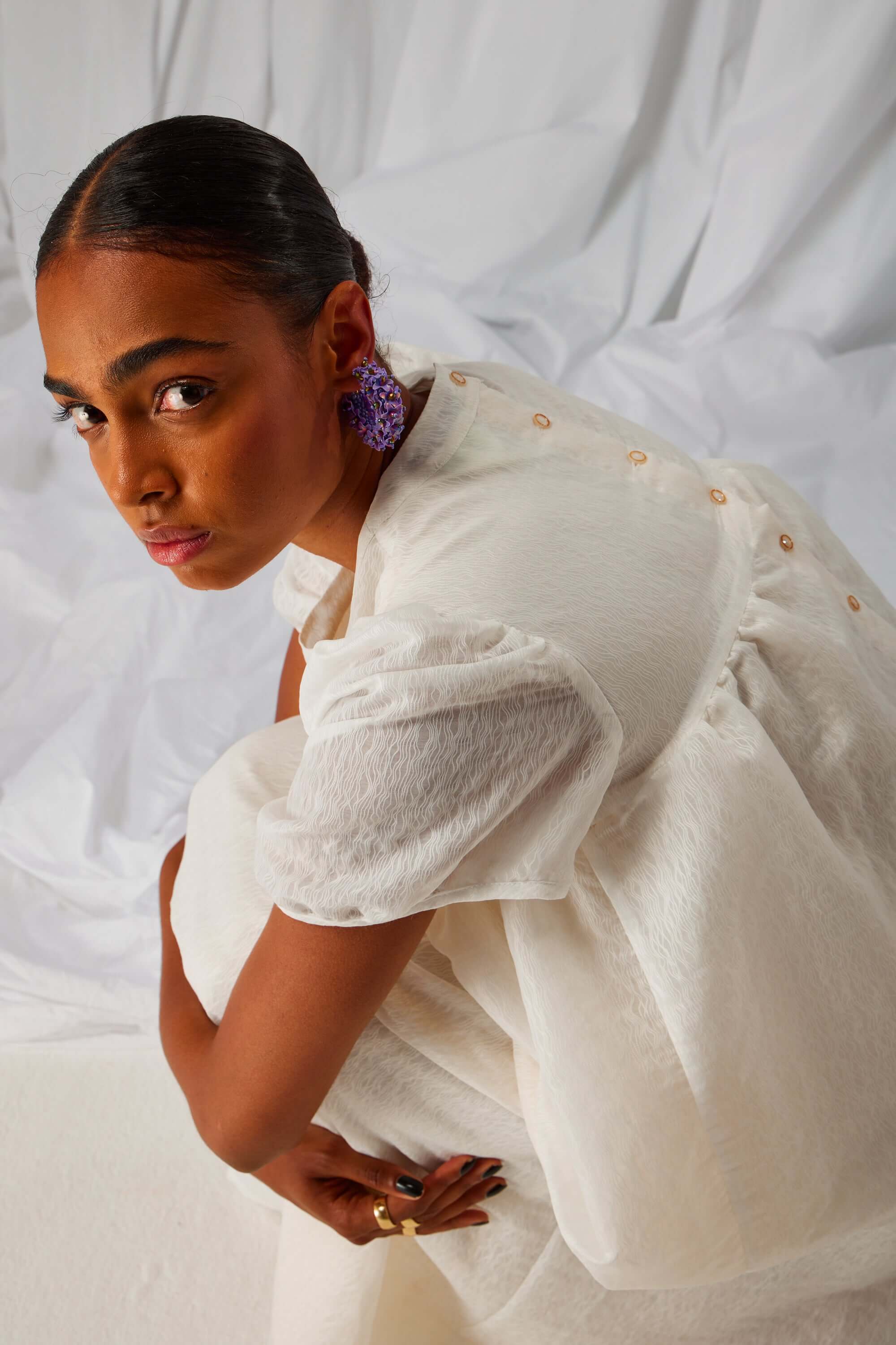 Gaya Blouse in Frequencies weave