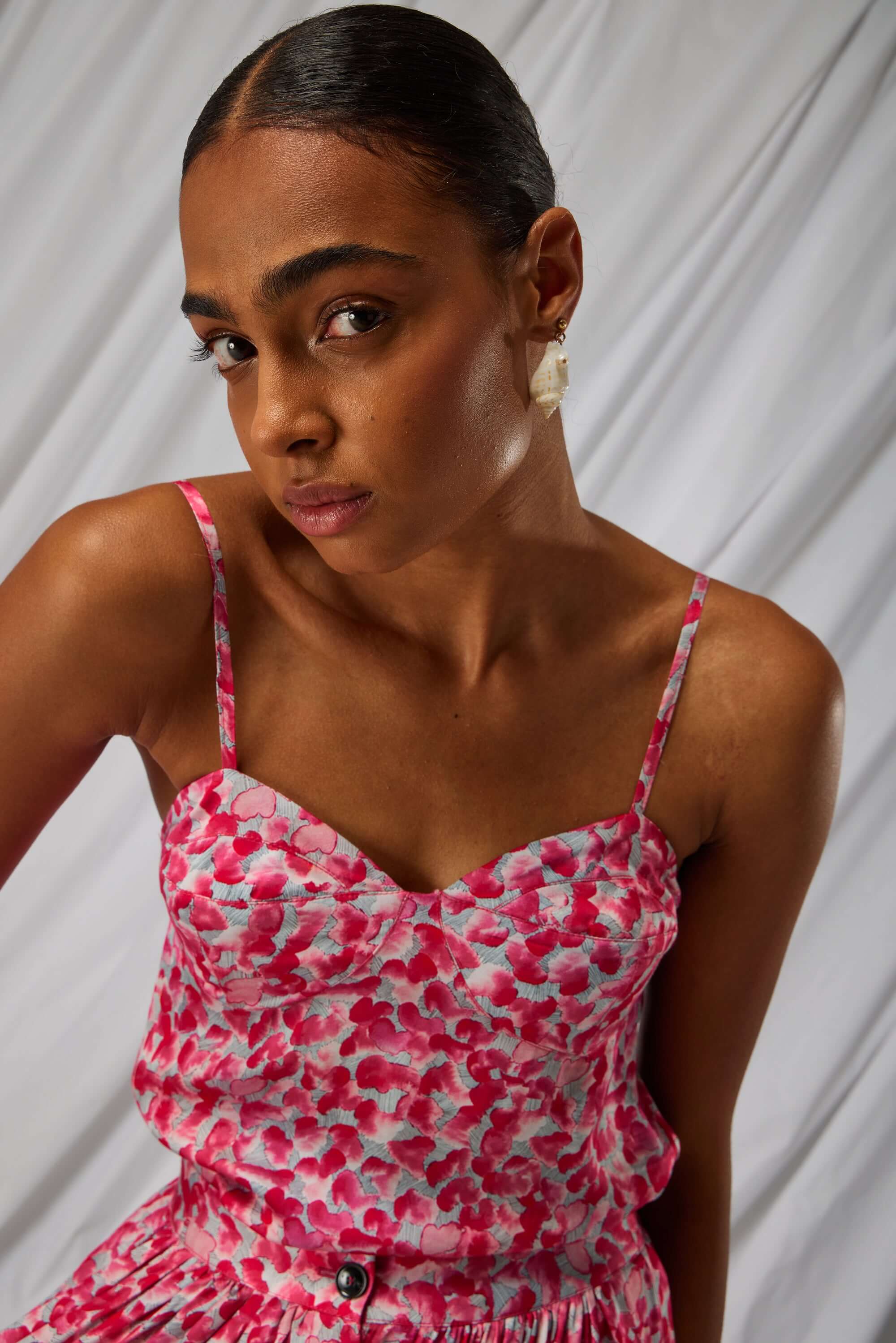 Top Nelson en imprimé Halo 