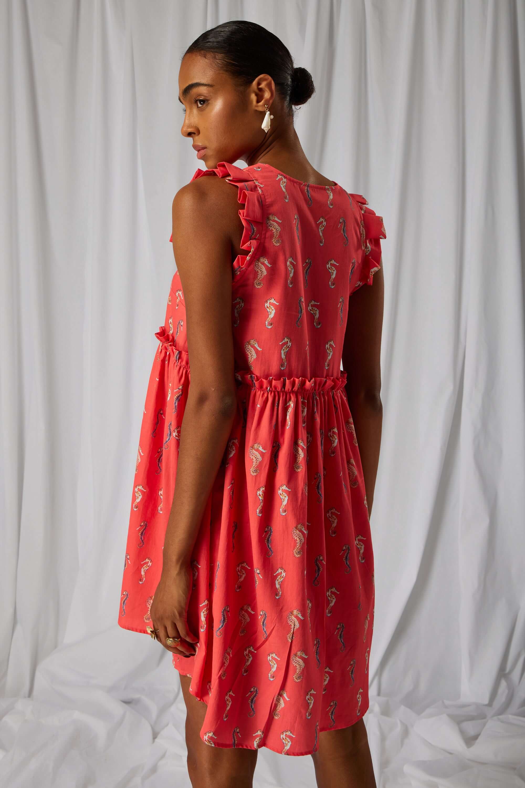 Kaya dress in Gravure print