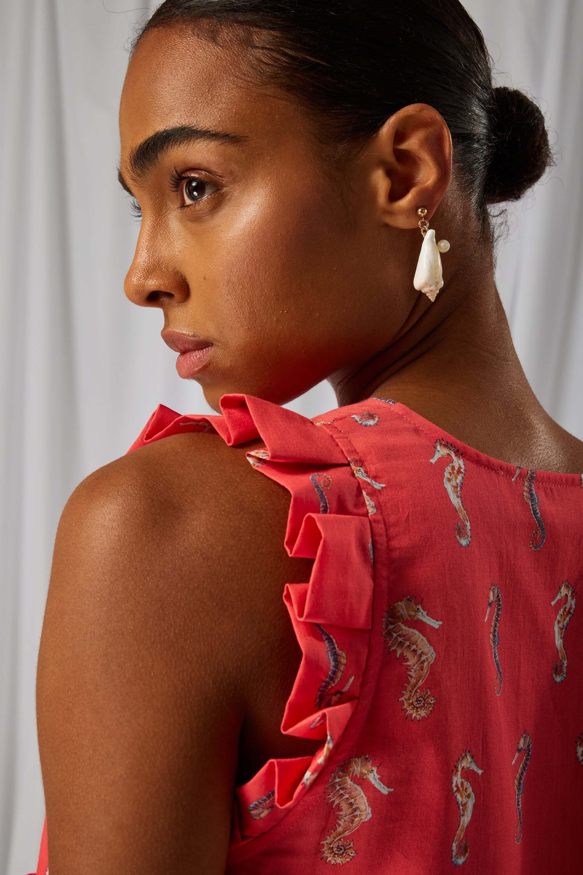 Kaya dress in Gravure print