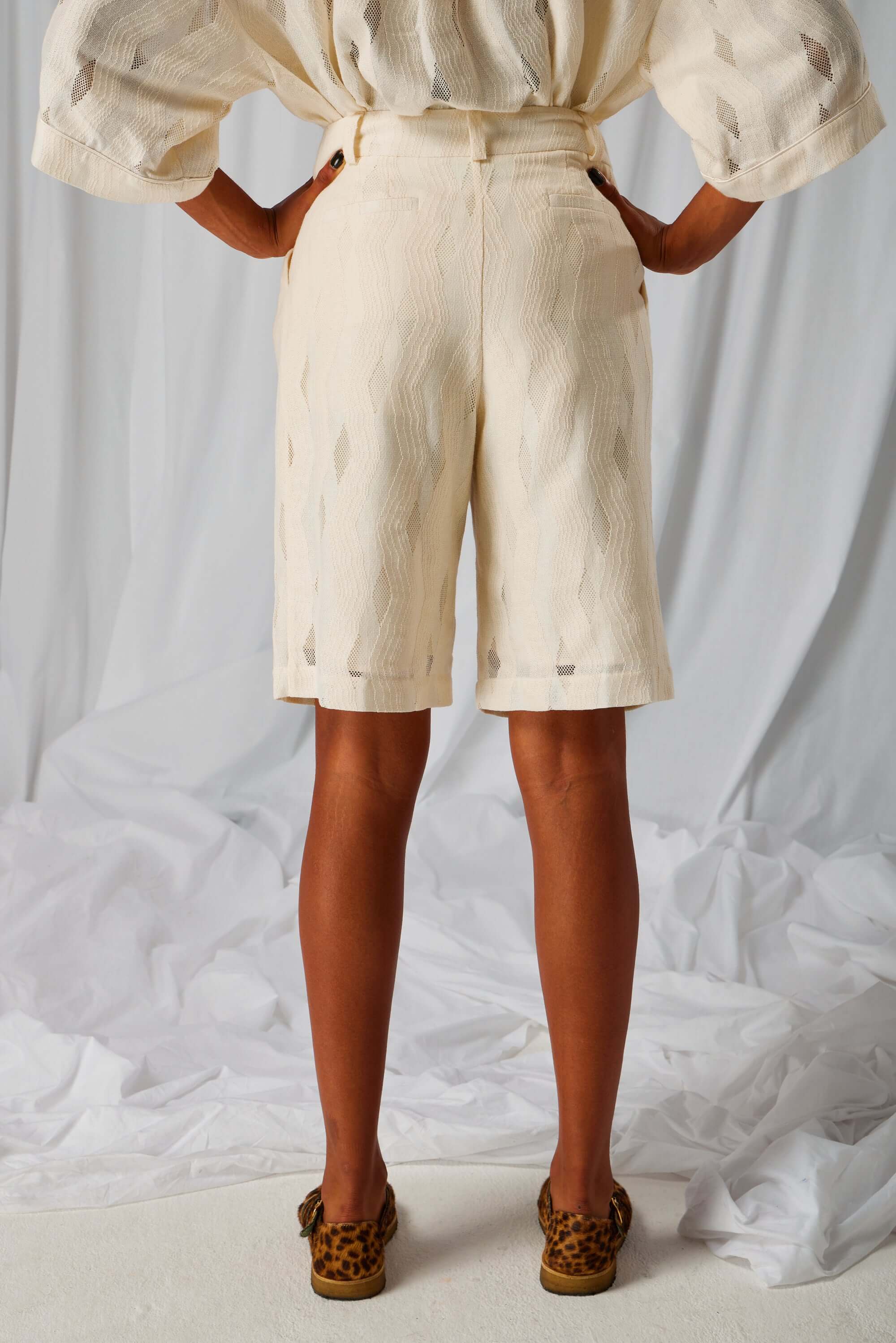 Moor bermuda in Metronimic lace