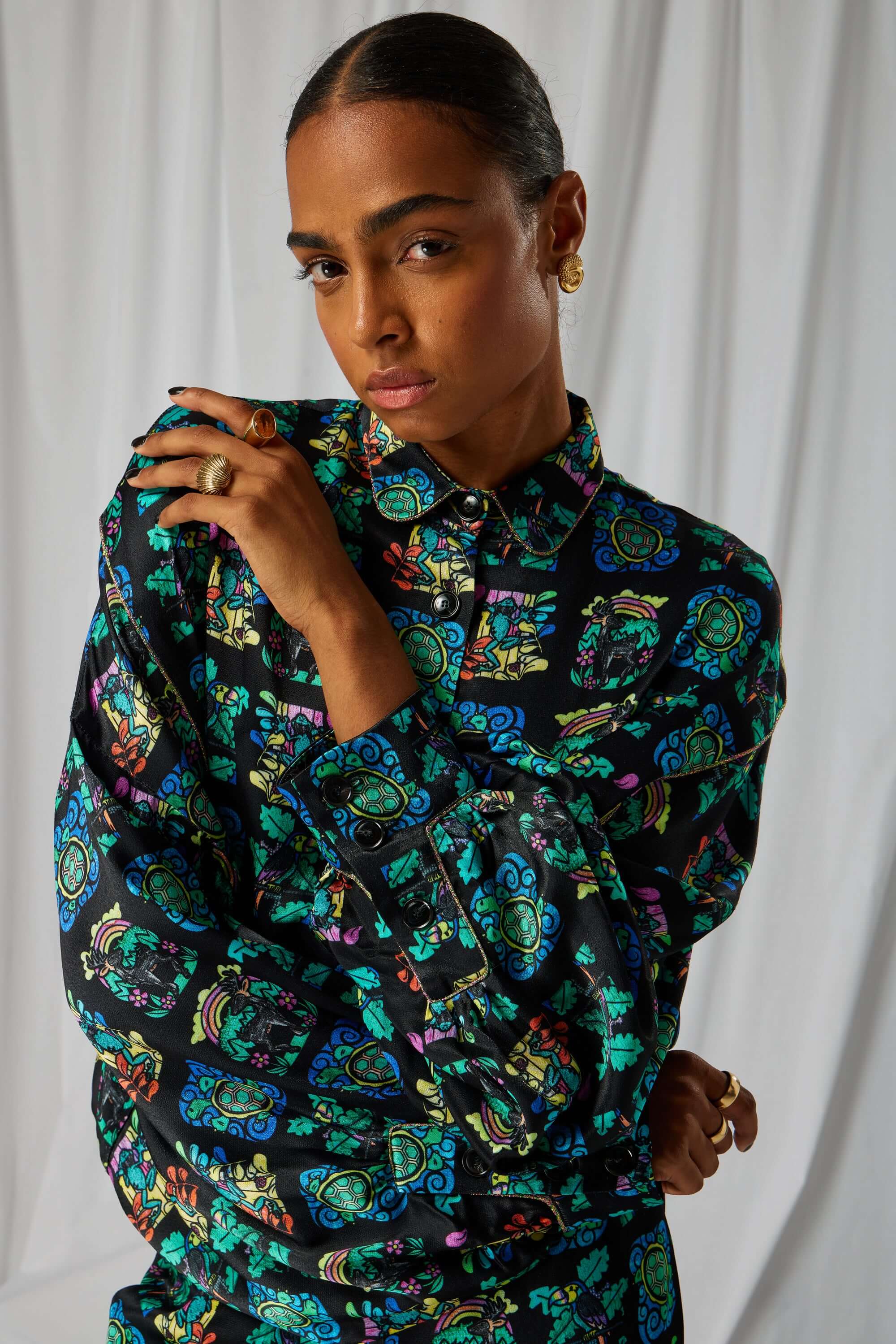 Chemise Tasman en imprimé Moonlight