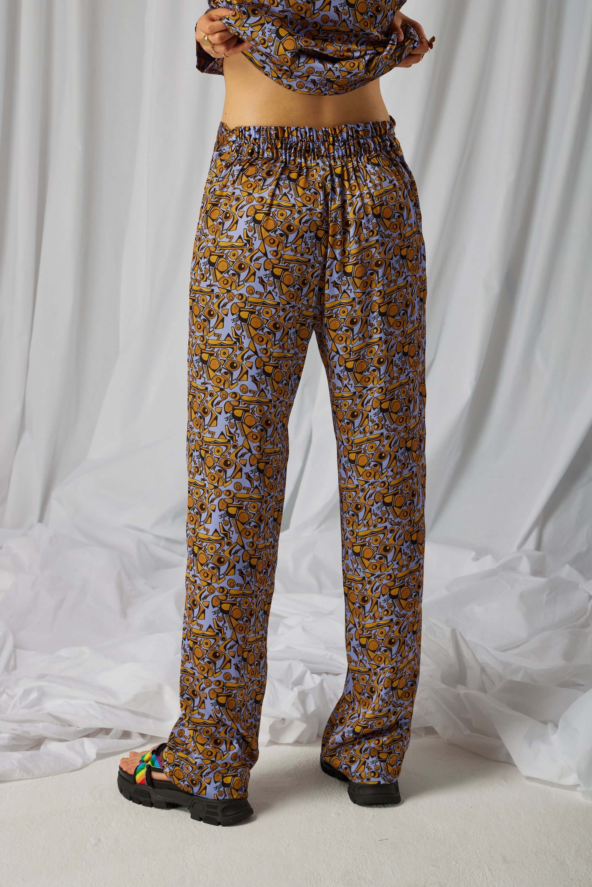 Ulysse pyjama in Art Deco Factory print