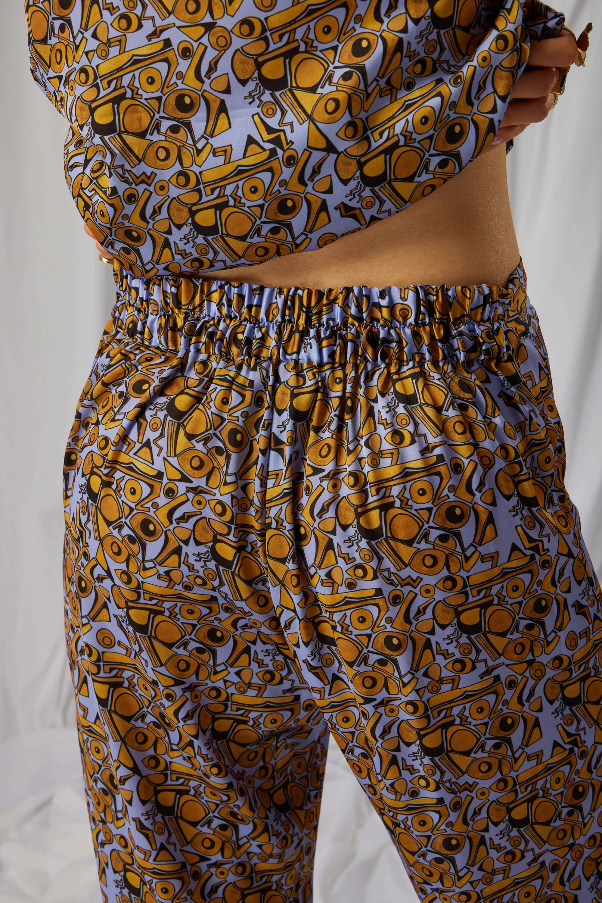 Ulysse pyjama in Art Deco Factory print